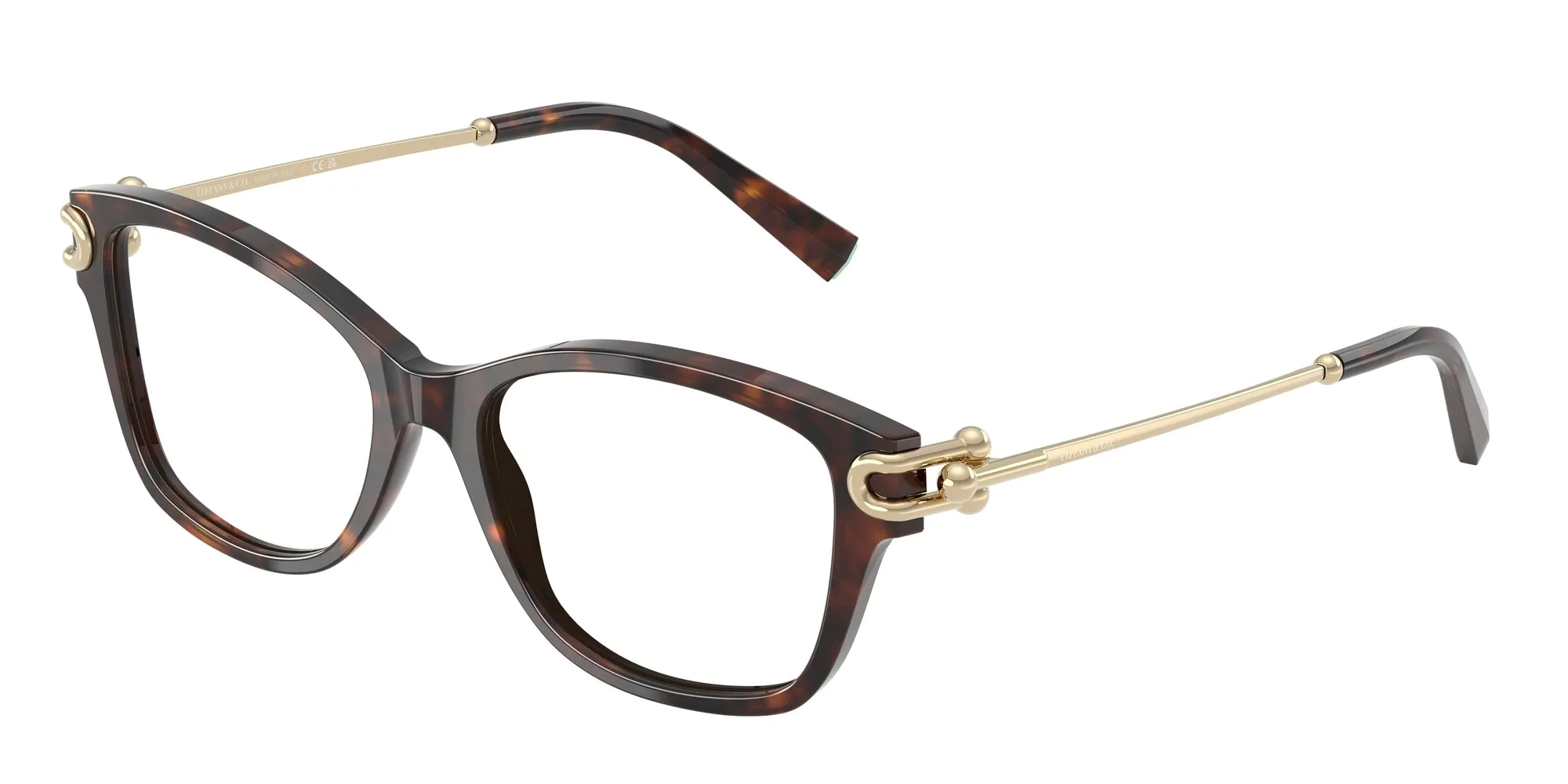 Tiffany TF2266 8015 Montature da vista Acetato Tartaruga Farfalla Normale - immagine 1