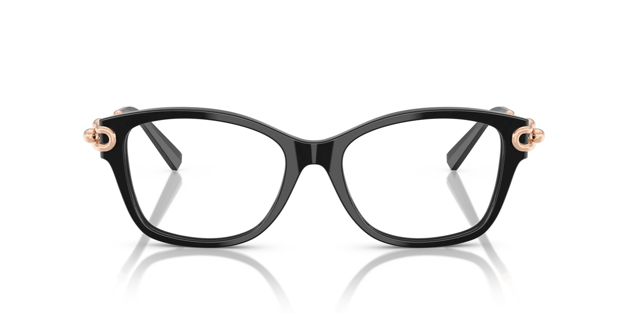 Tiffany TF2266 8001 Montature da vista Acetato Nero Farfalla Normale - immagine 3