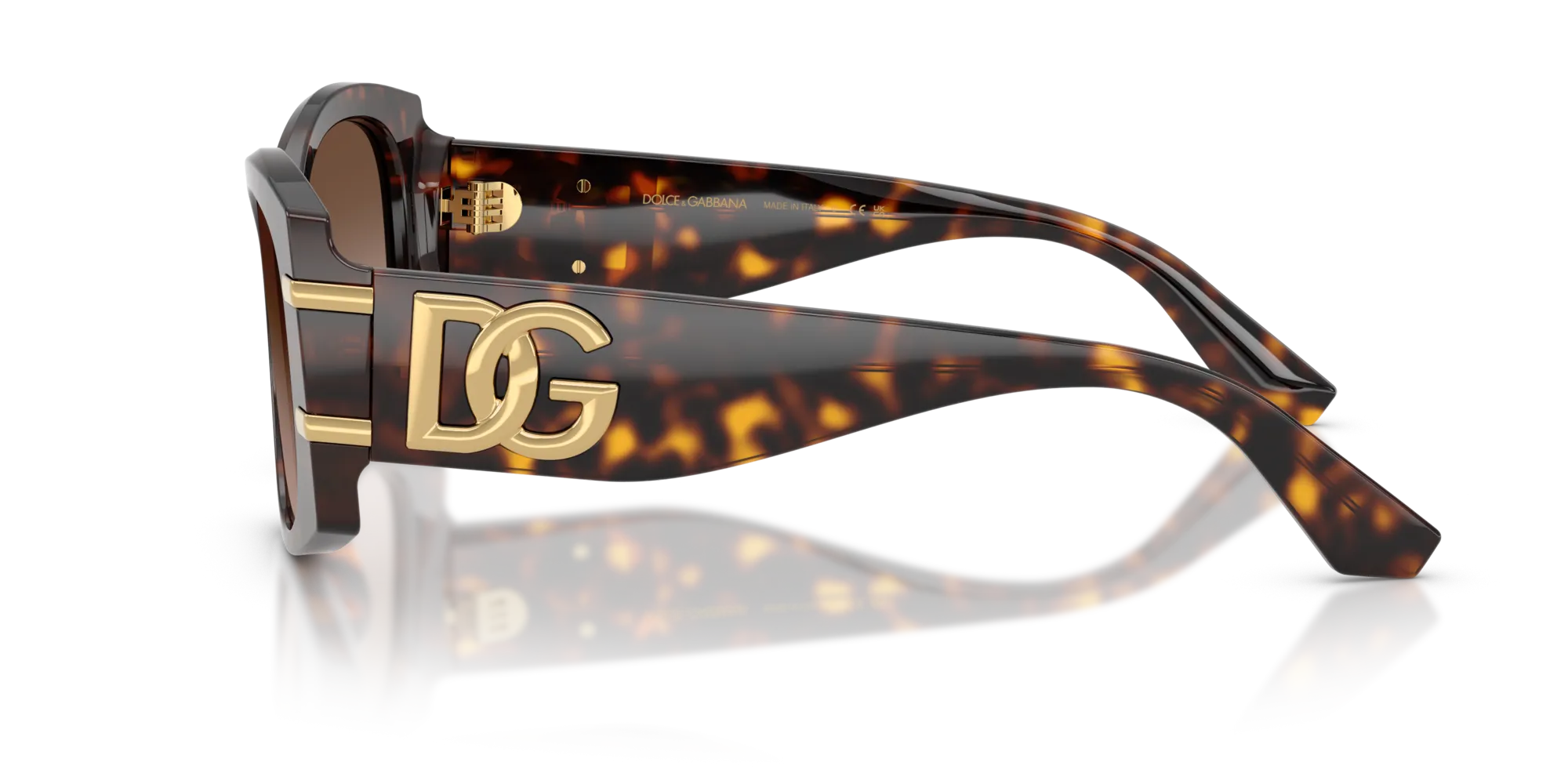 Dolce & Gabbana DG4501 502/13 Occhiali da sole Acetato Tartaruga Marrone Farfalla Normale Sfumato - immagine 4