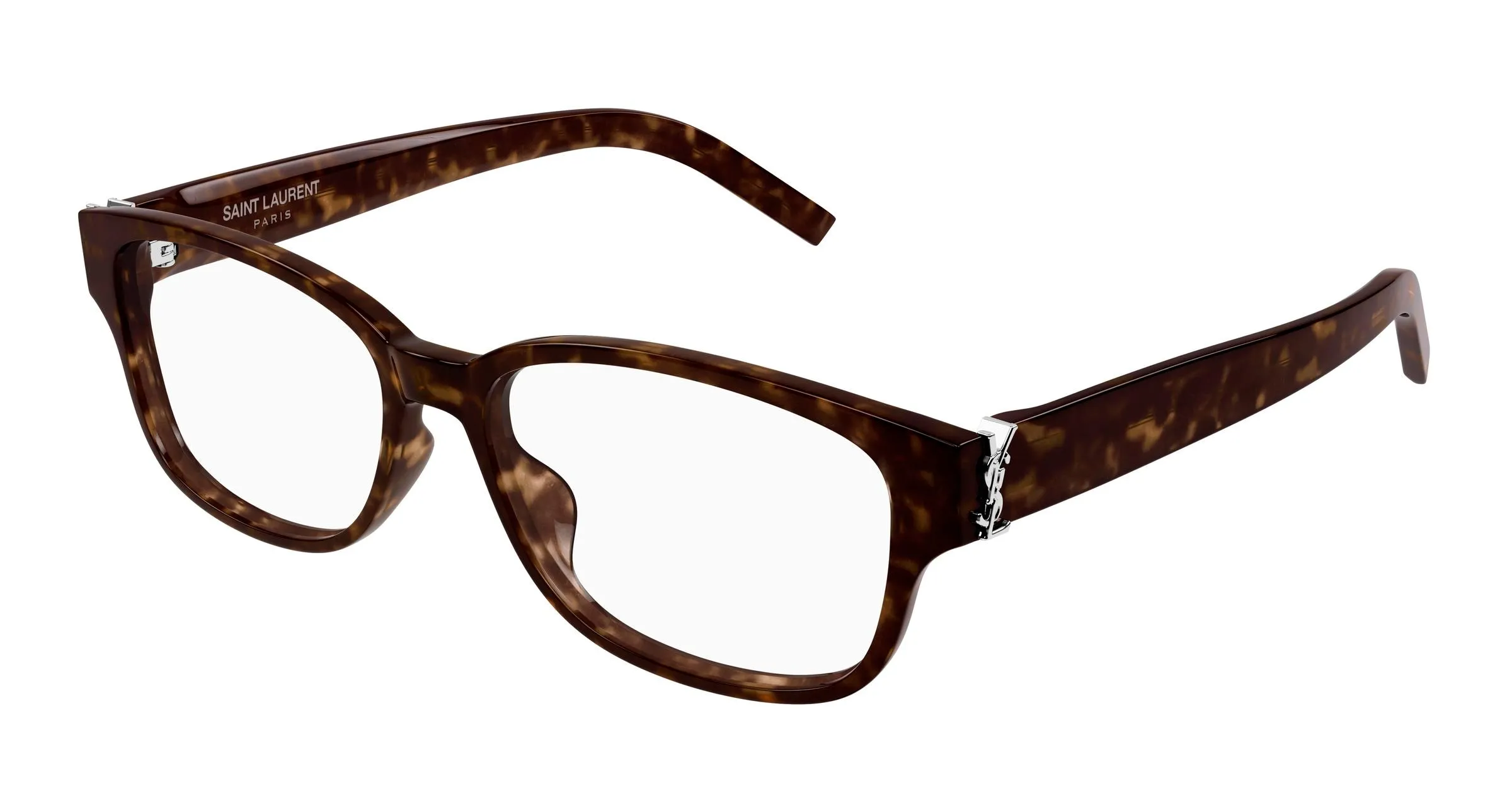 SAINT LAURENT SL M149/F 002 Montature da vista Acetato Havana Trasparente Squadrata - immagine 1