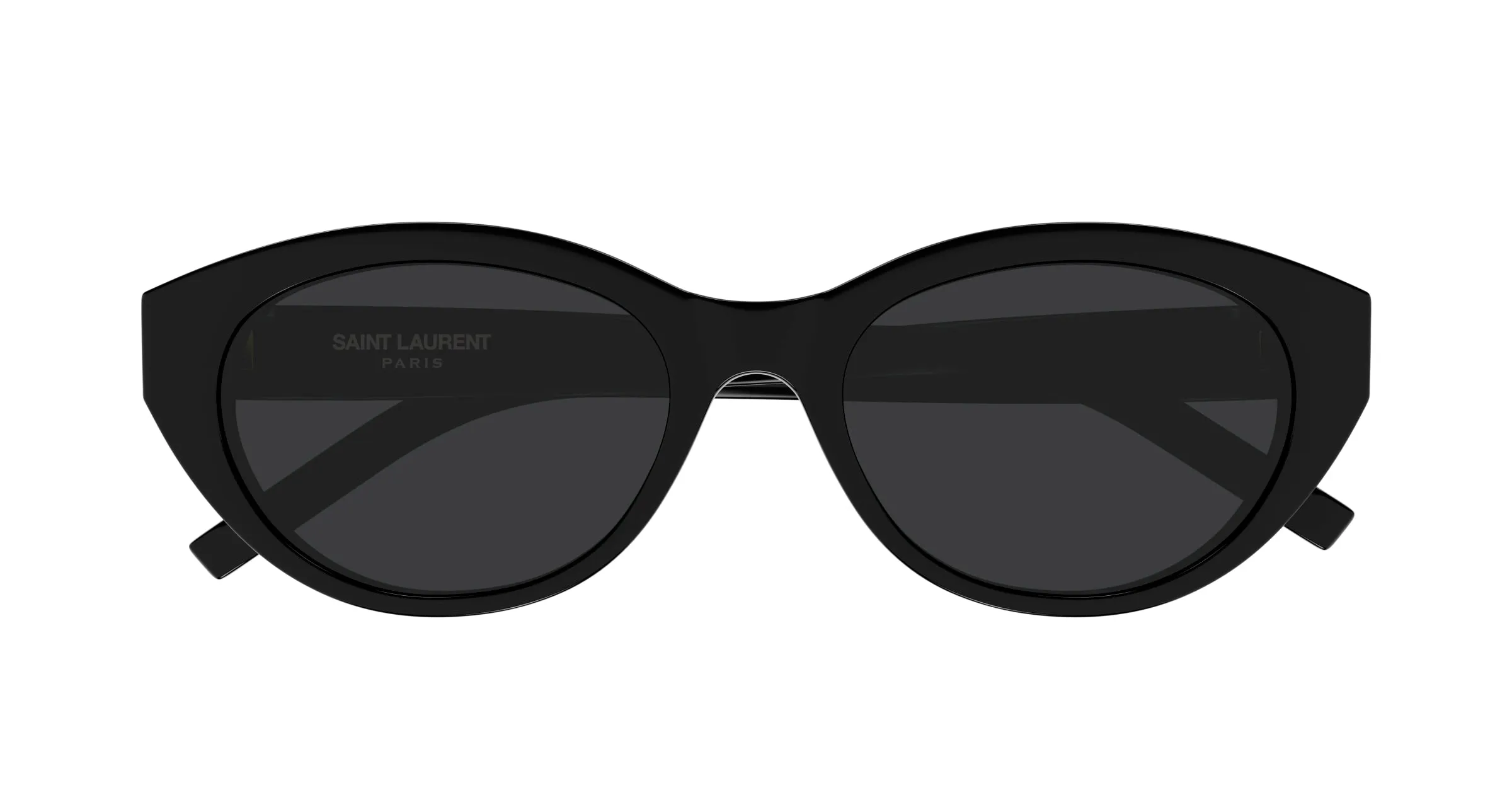 SAINT LAURENT SL M148 001 Occhiali da sole Acetato Nero Nero Rotonda - immagine 2