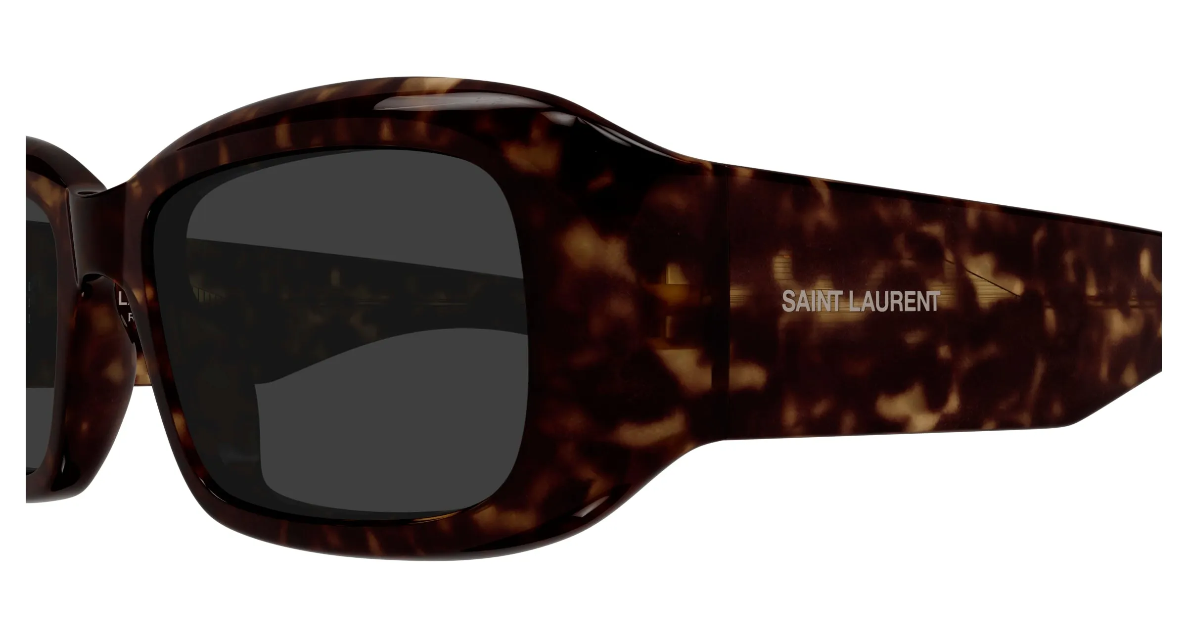 SAINT LAURENT SL 809 002 Occhiali da sole Acetato Havana Grigio Squadrata - immagine 3
