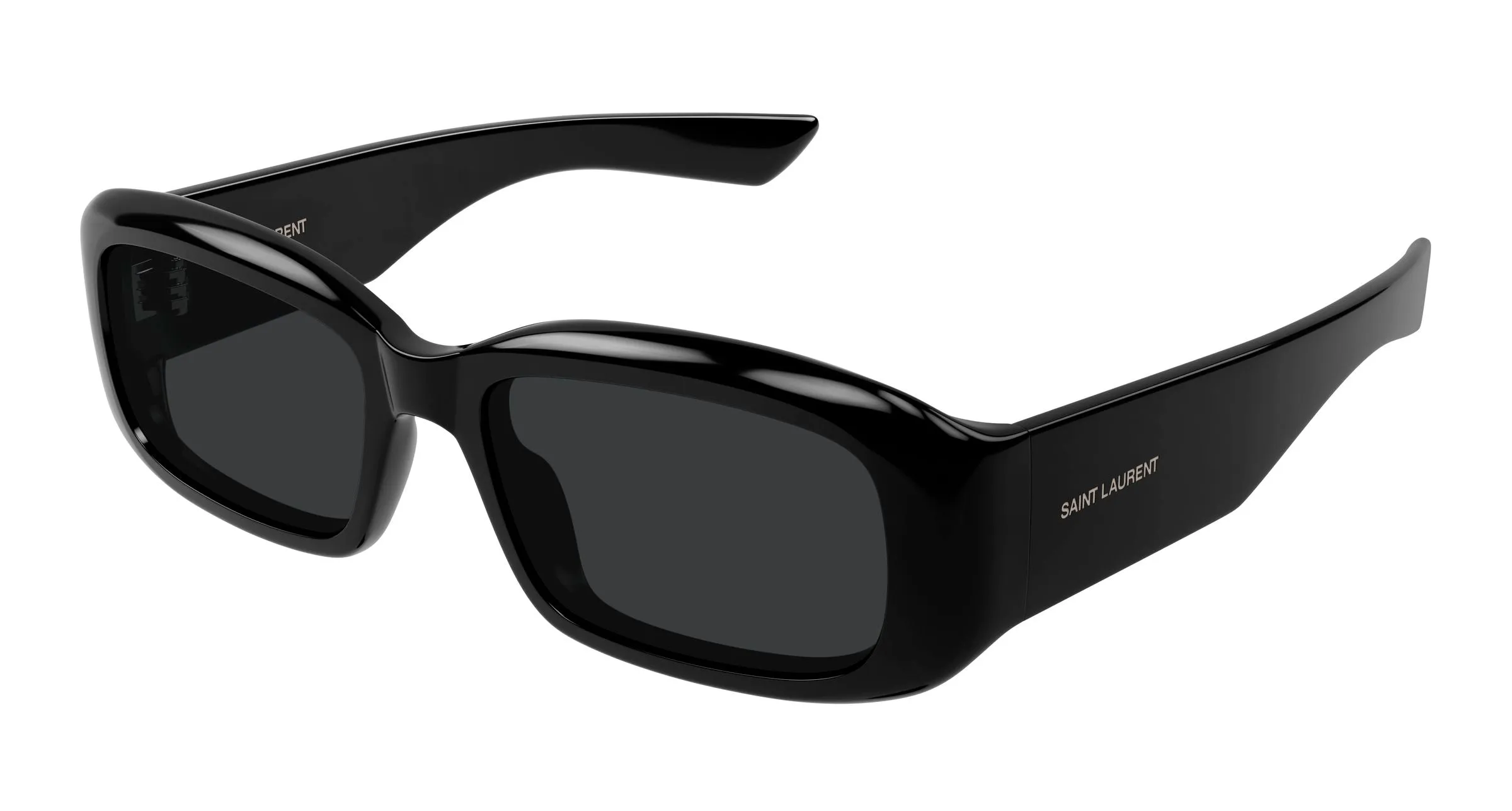 SAINT LAURENT SL 809 001 Occhiali da sole Acetato Nero Nero Squadrata - immagine 1