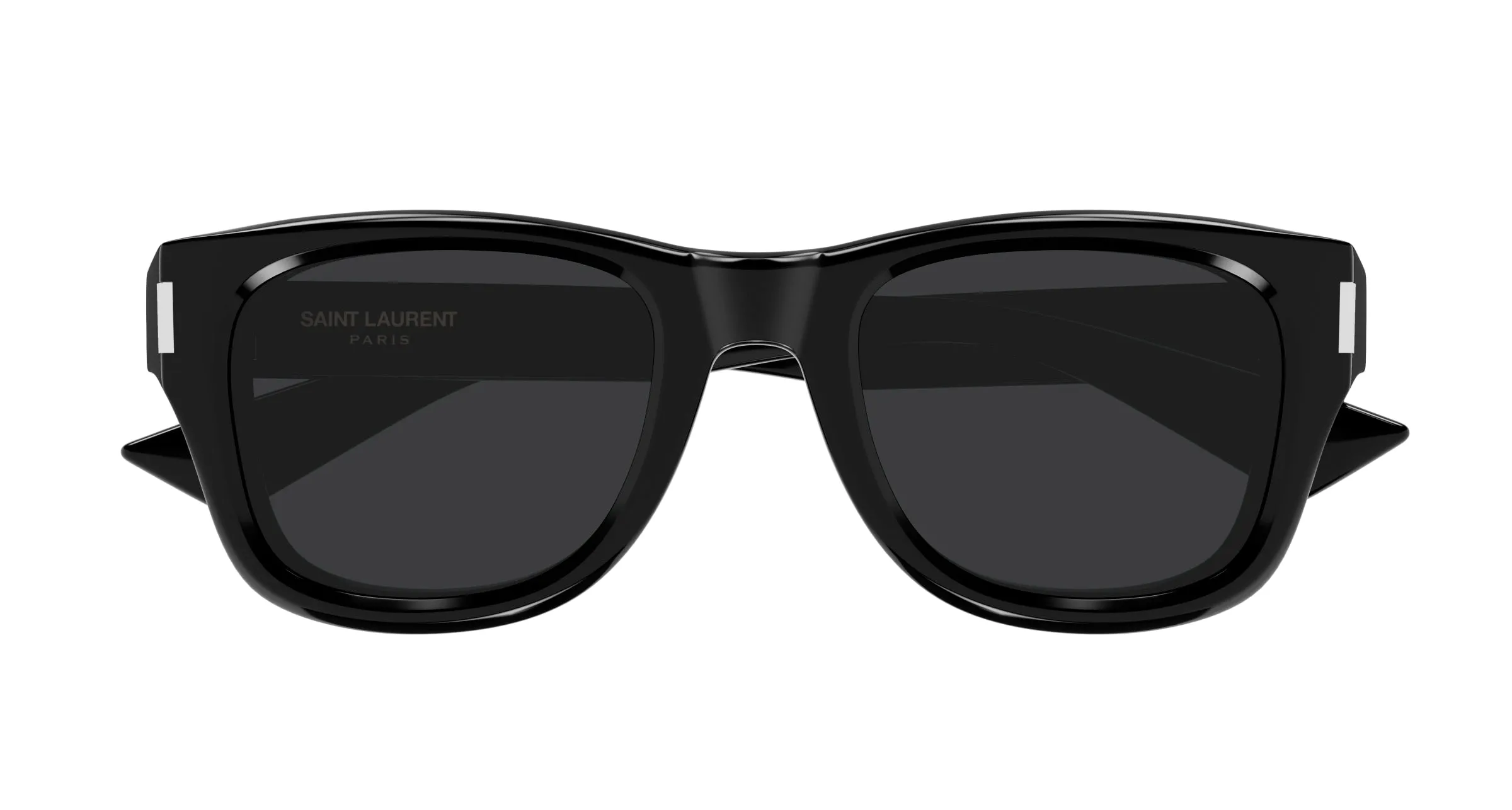 SAINT LAURENT SL 801 001 Occhiali da sole Acetato Nero Nero Rotonda - immagine 2