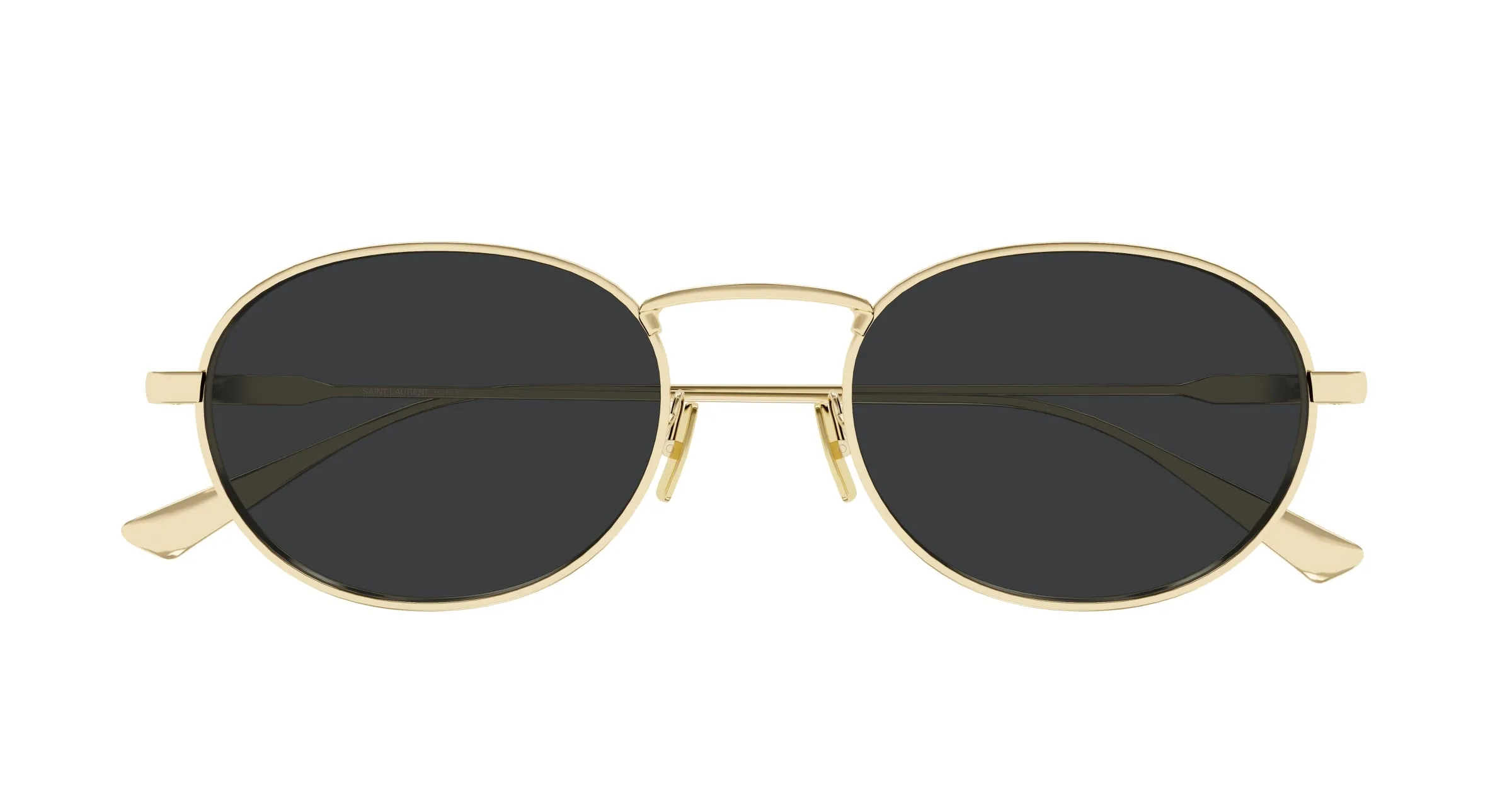SAINT LAURENT SL 799 003 Occhiali da sole Metallo Oro Nero Rotonda - immagine 2