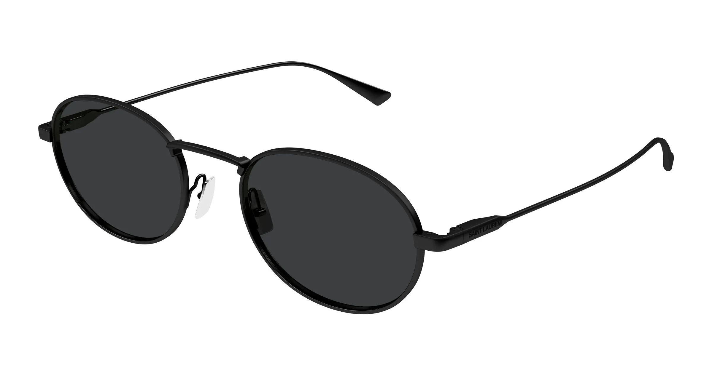 SAINT LAURENT SL 799 001 Occhiali da sole Metallo Nero Nero Rotonda - immagine 1
