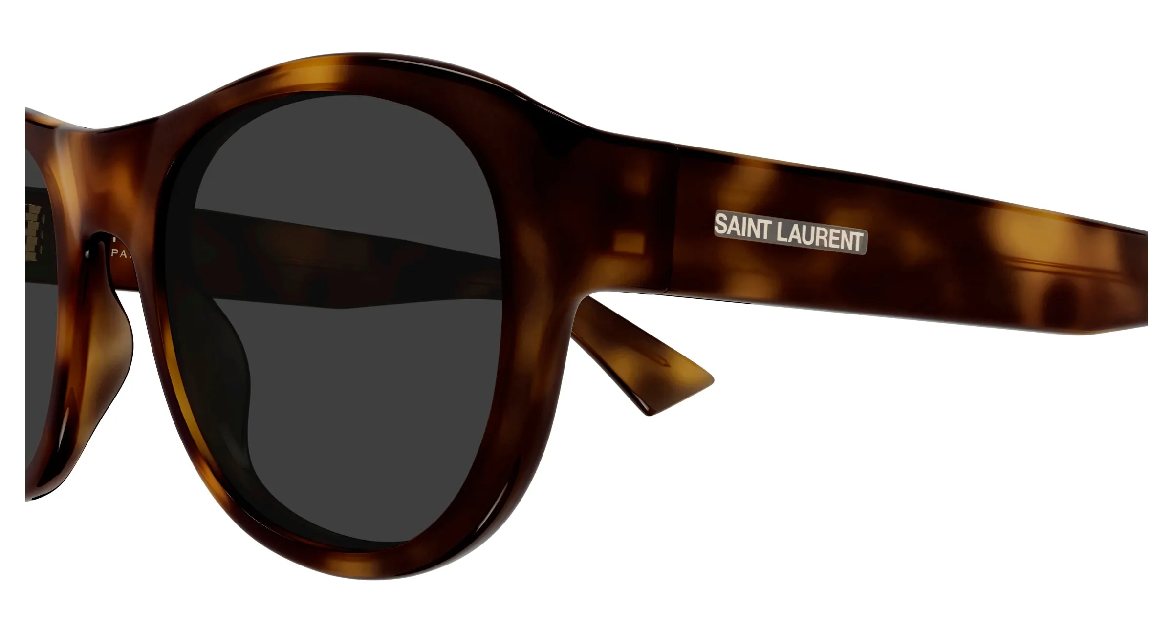 SAINT LAURENT SL 798 MAXIME 003 Occhiali da sole Acetato Havana Grigio Rotonda - immagine 3