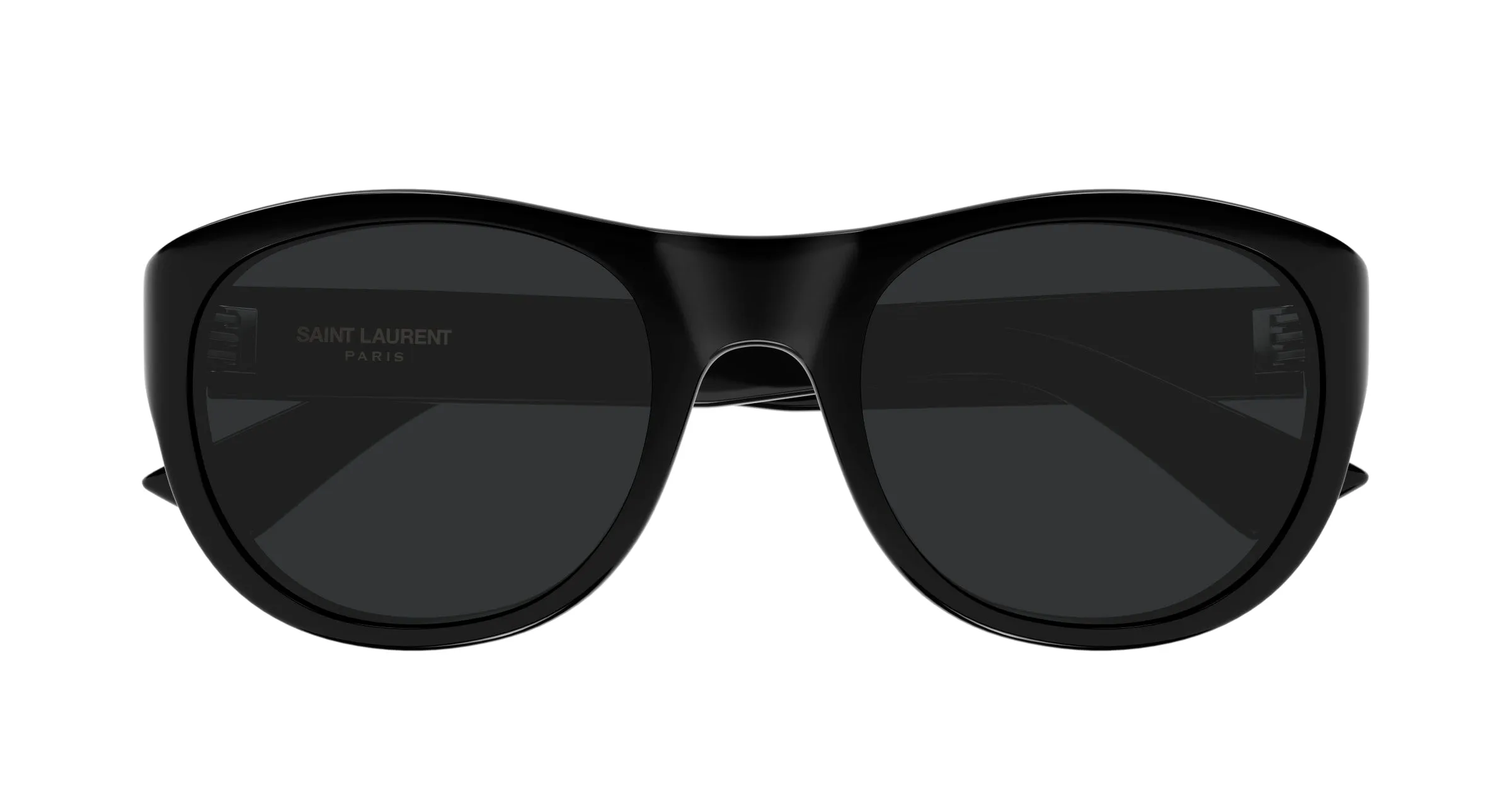 SAINT LAURENT SL 798 MAXIME 001 Occhiali da sole Acetato Nero Nero Rotonda - immagine 2
