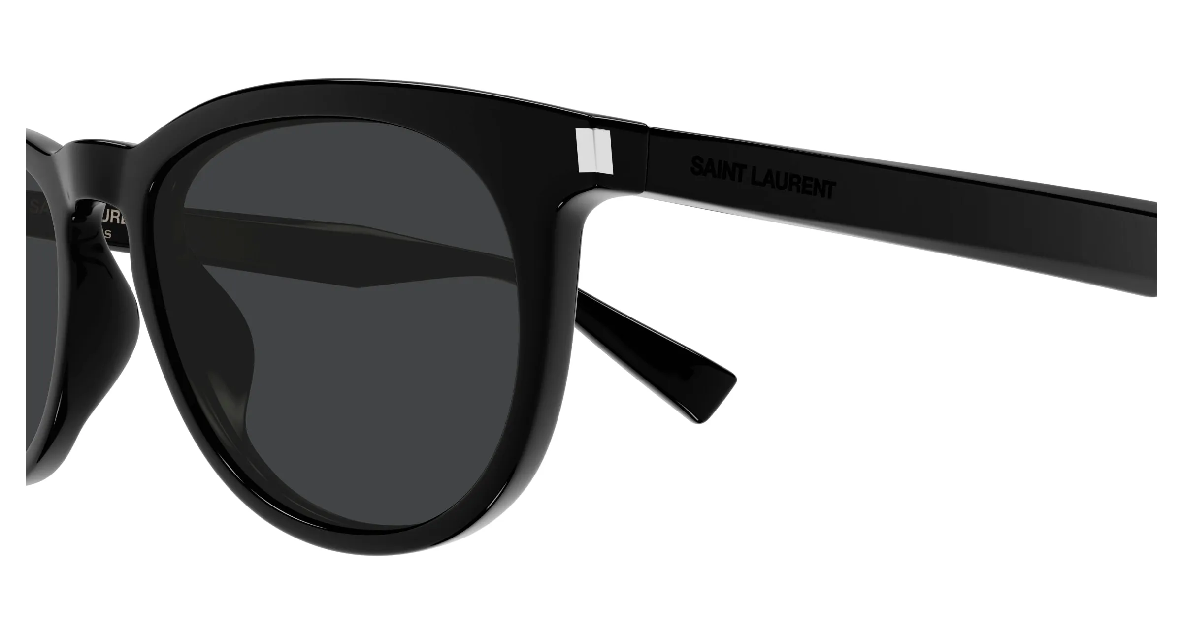 SAINT LAURENT SL 797 001 Occhiali da sole Acetato Nero Nero Rotonda - immagine 3