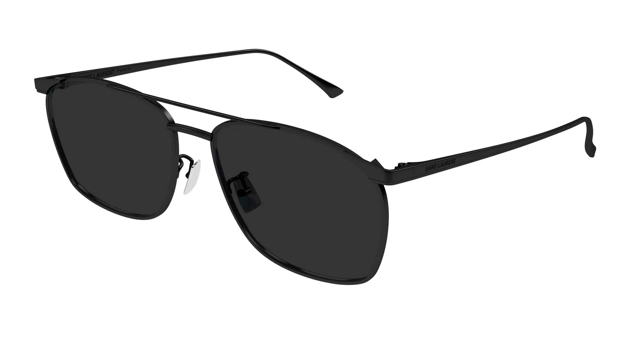 SAINT LAURENT SL 796 VINCENT 003 Occhiali da sole Metallo Nero Nero Pilot - immagine 1