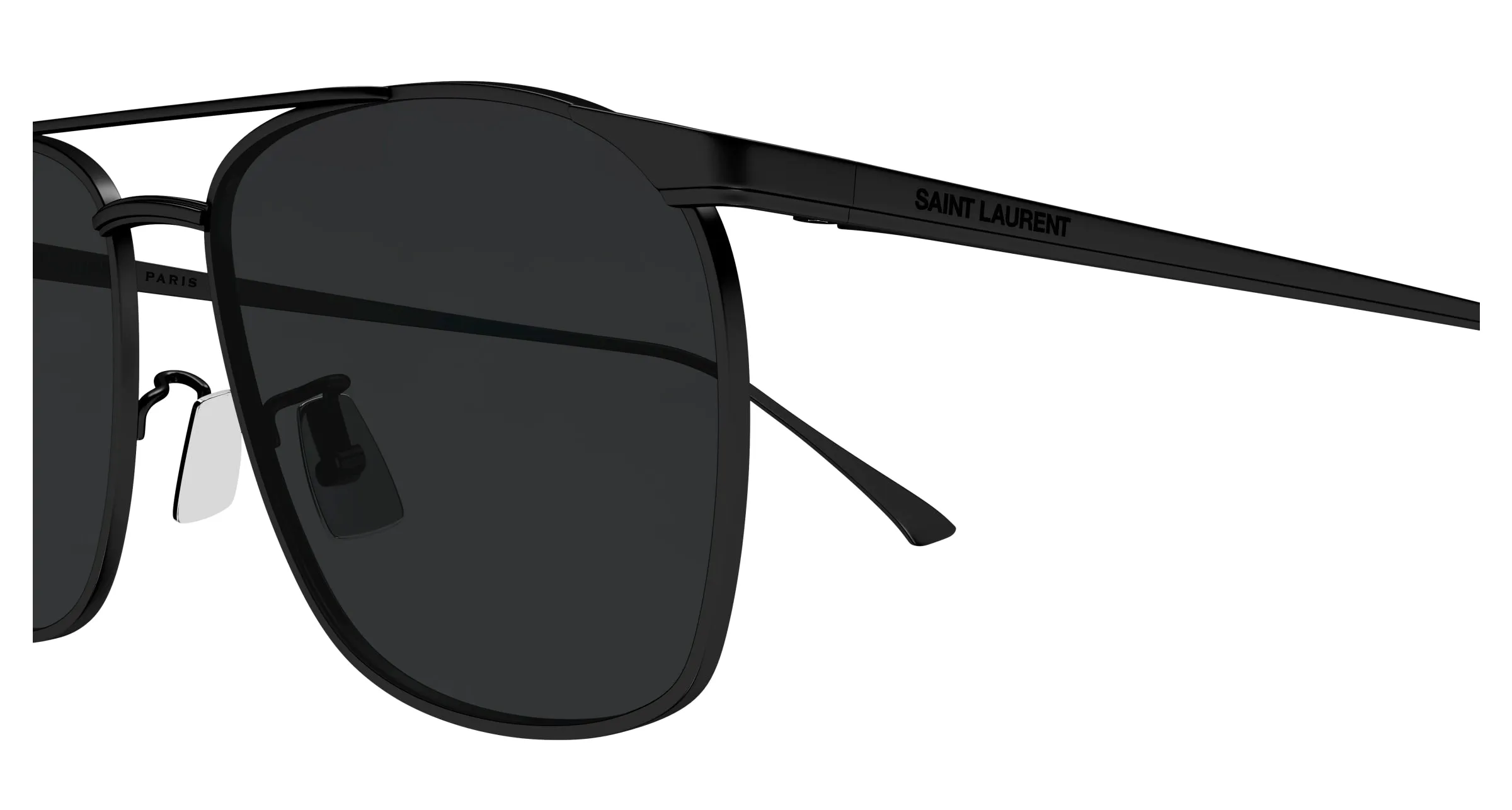 SAINT LAURENT SL 796 VINCENT 003 Occhiali da sole Metallo Nero Nero Pilot - immagine 3