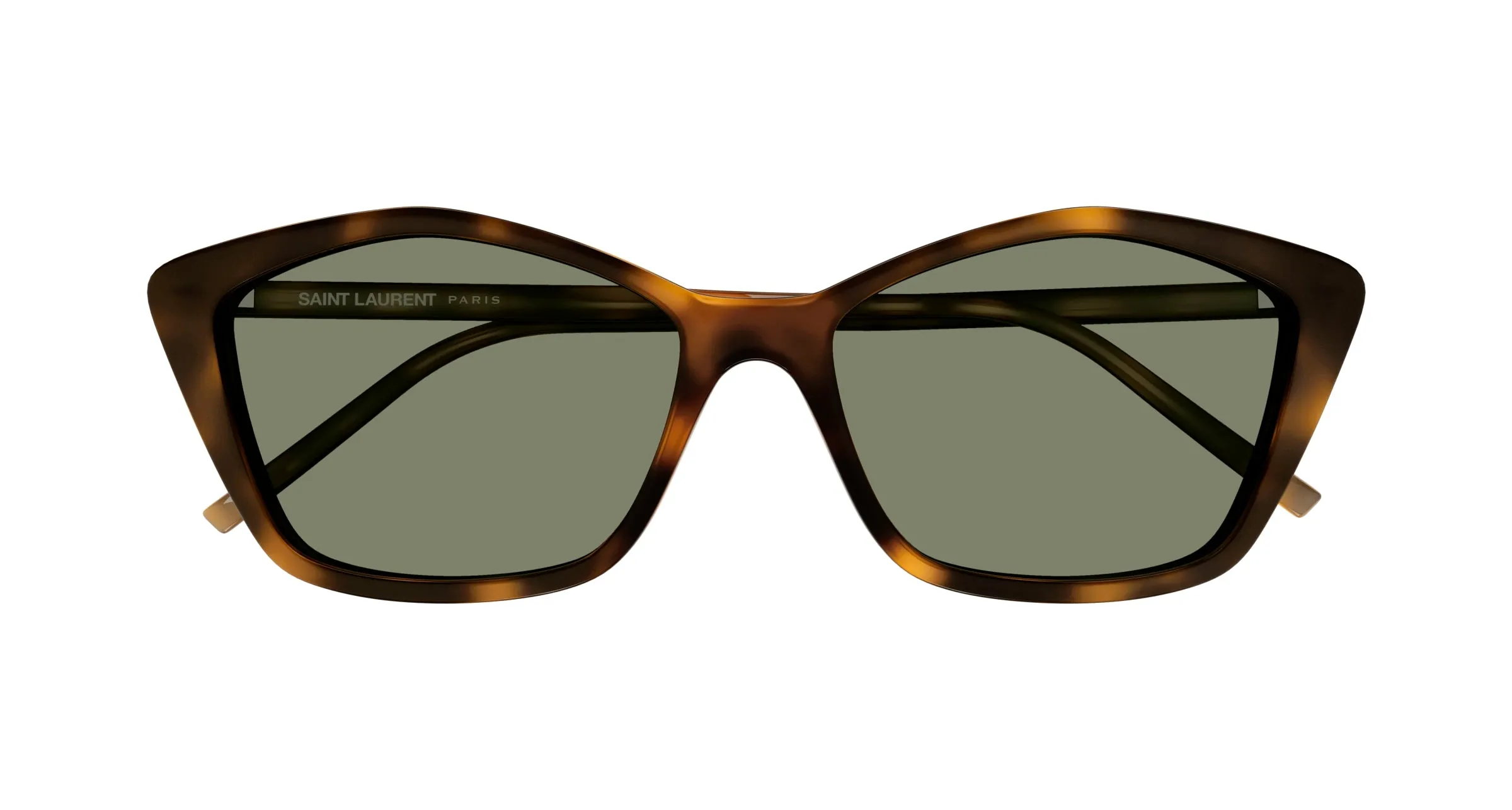 SAINT LAURENT SL 775 003 Occhiali da sole Acetato Havana Verde Cat Eye - immagine 2
