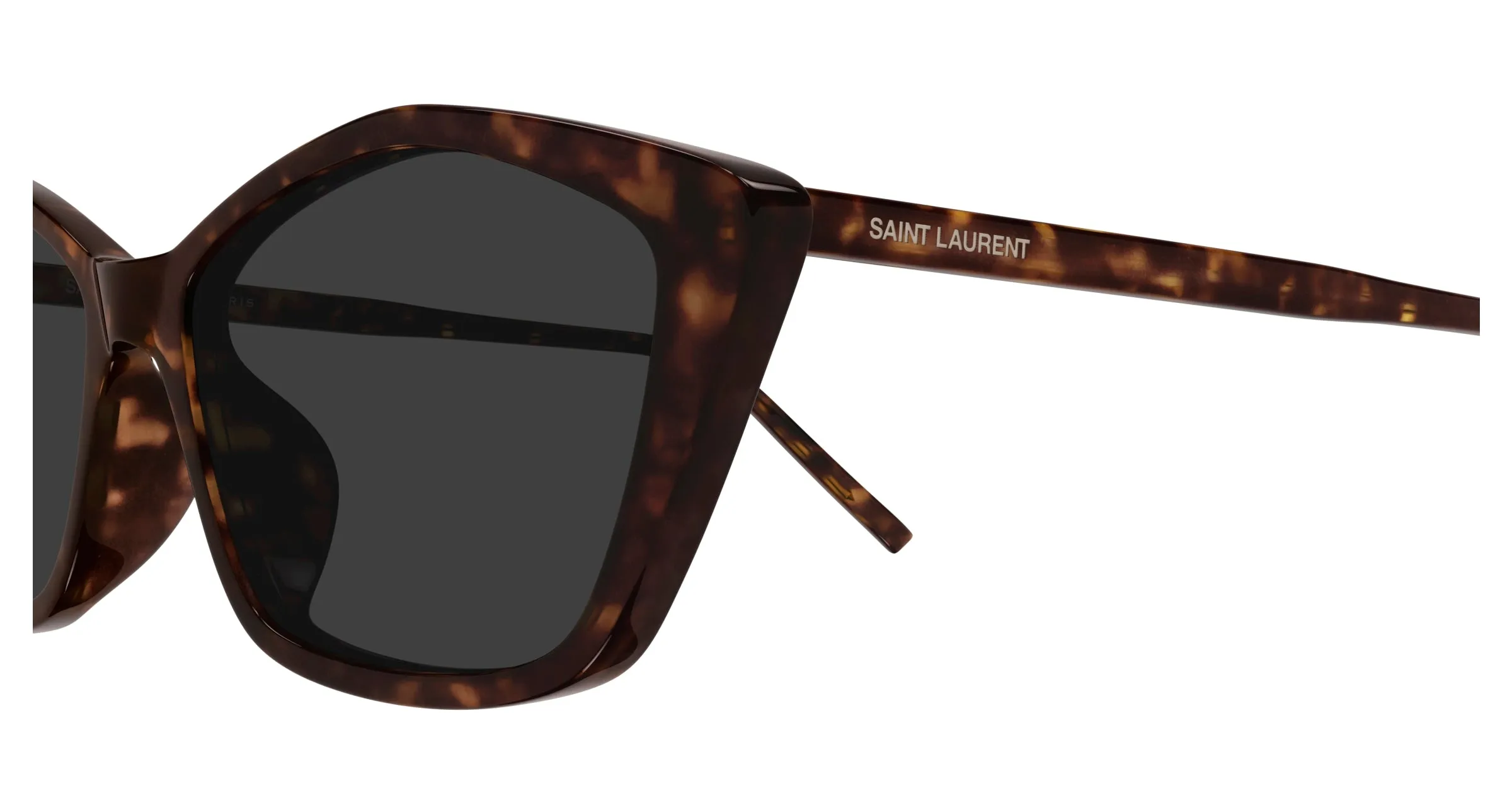 SAINT LAURENT SL 775 002 Occhiali da sole Acetato Havana Grigio Cat Eye - immagine 3