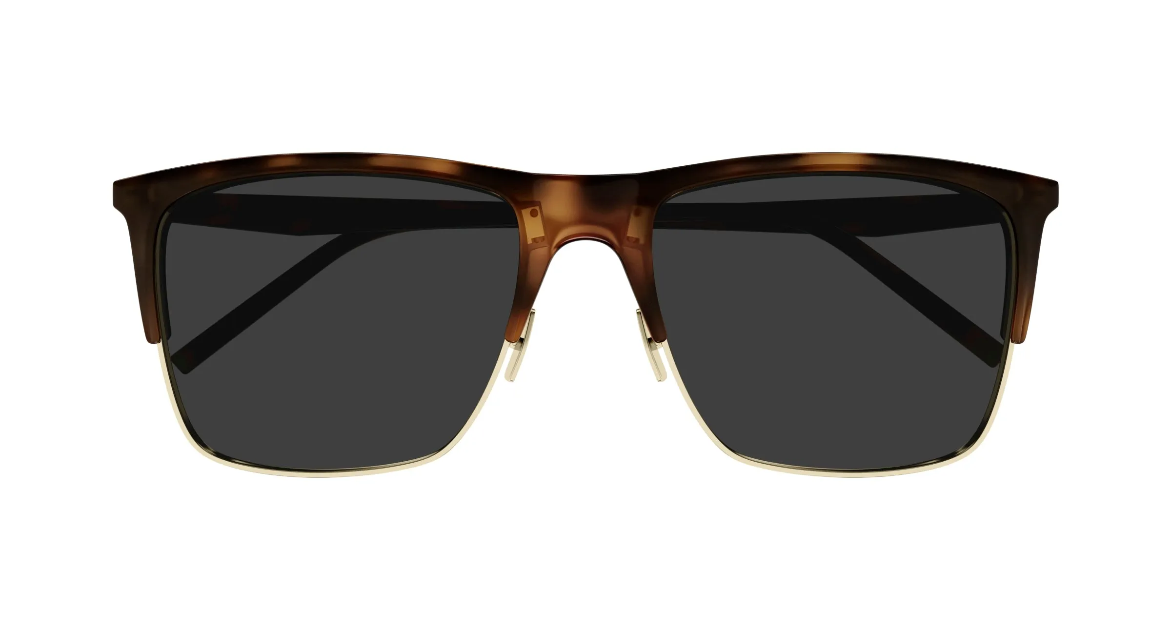 SAINT LAURENT SL 768 004 Occhiali da sole Bio-iniettato Havana Grigio Squadrata - immagine 2