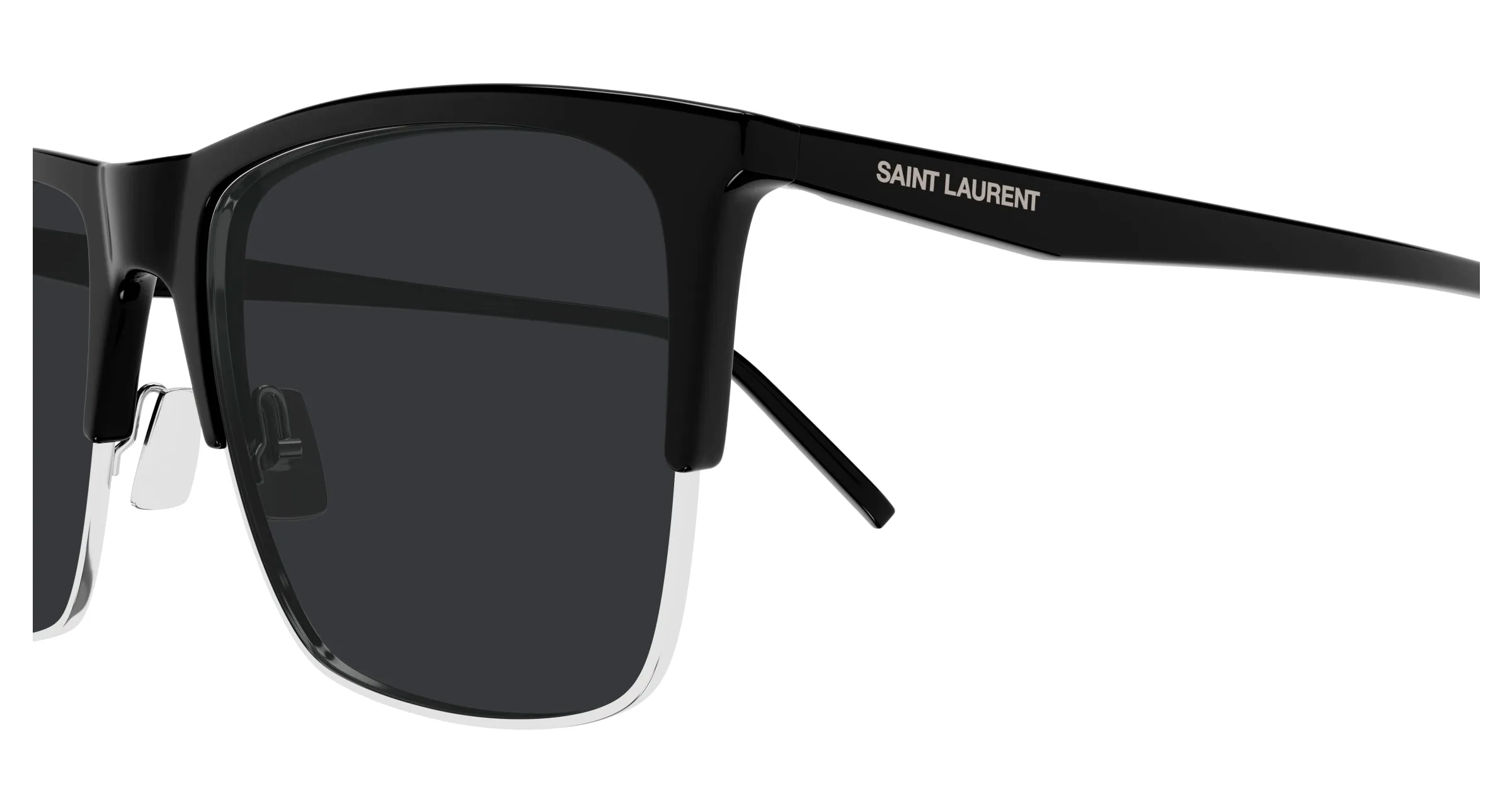 SAINT LAURENT SL 768 002 Occhiali da sole Bio-iniettato Nero Nero Squadrata - immagine 3
