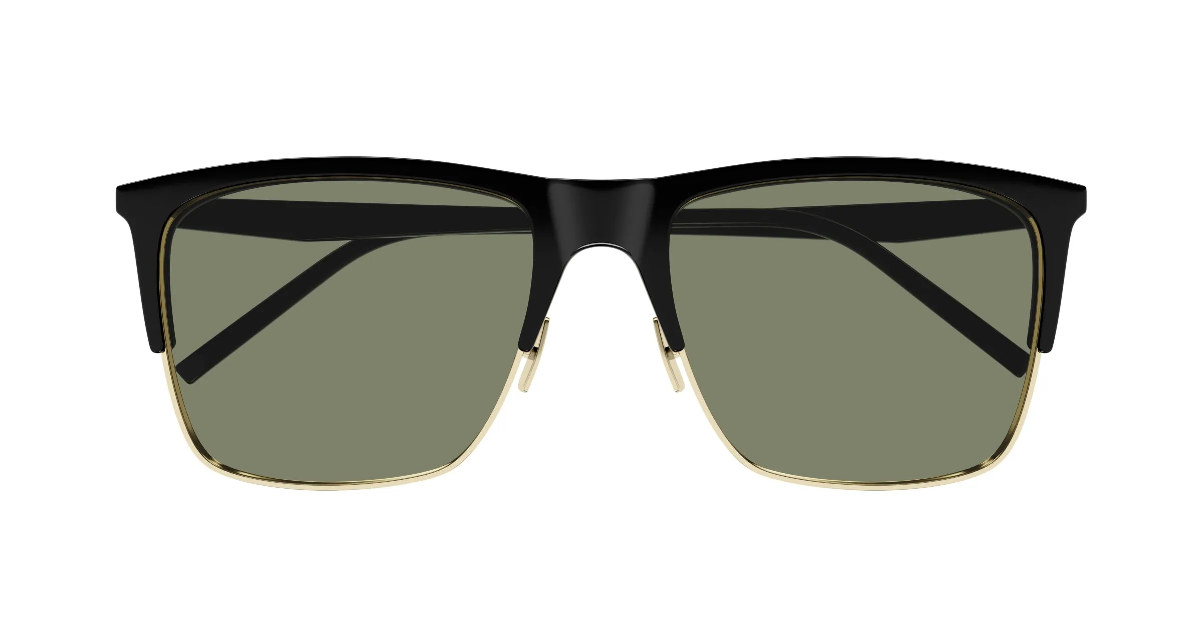 SAINT LAURENT SL 768 001 Occhiali da sole Bio-iniettato Nero Verde Squadrata - immagine 2