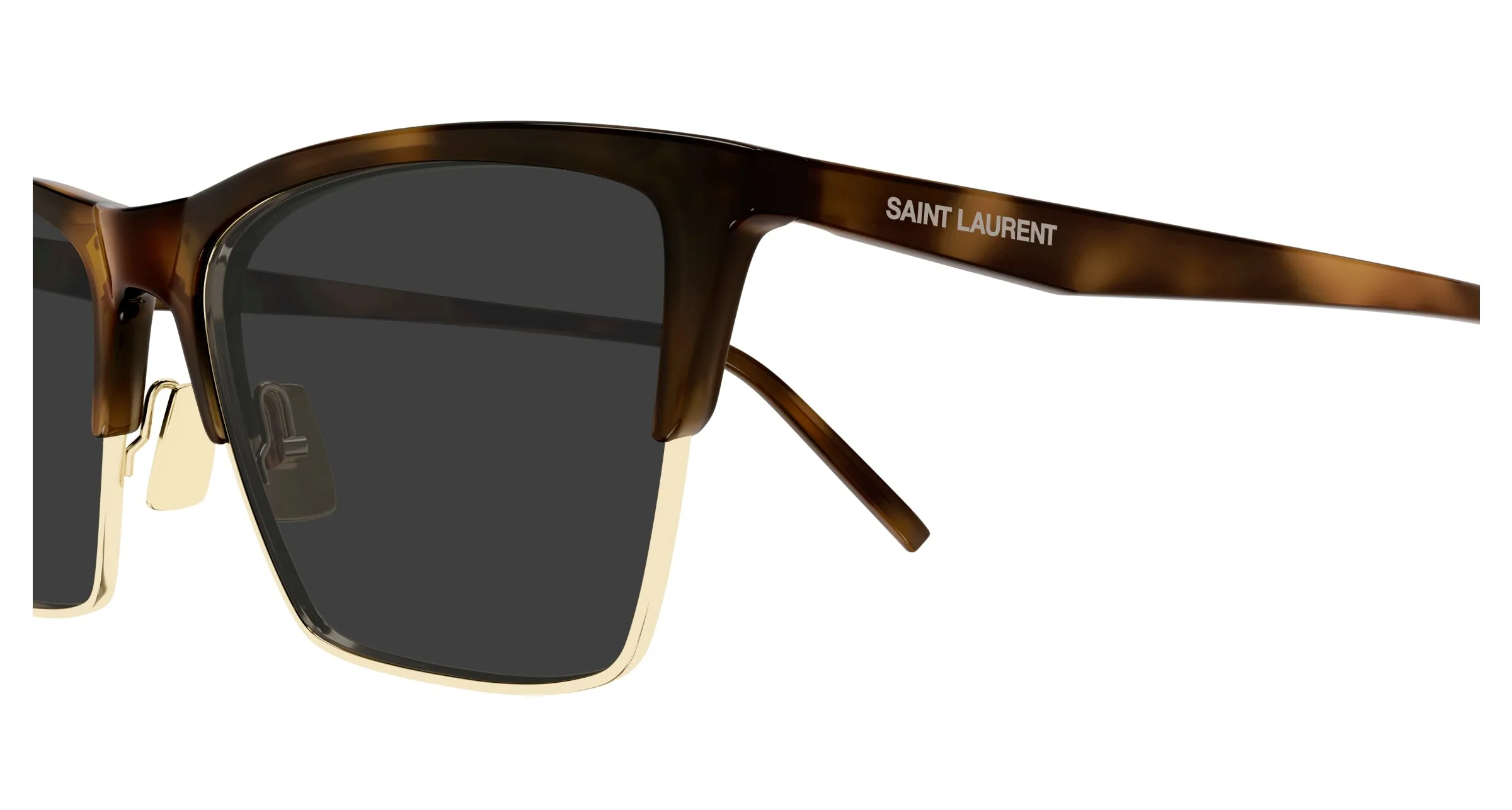 SAINT LAURENT SL 767 004 Occhiali da sole Bio-iniettato Havana Grigio Cat Eye - immagine 3