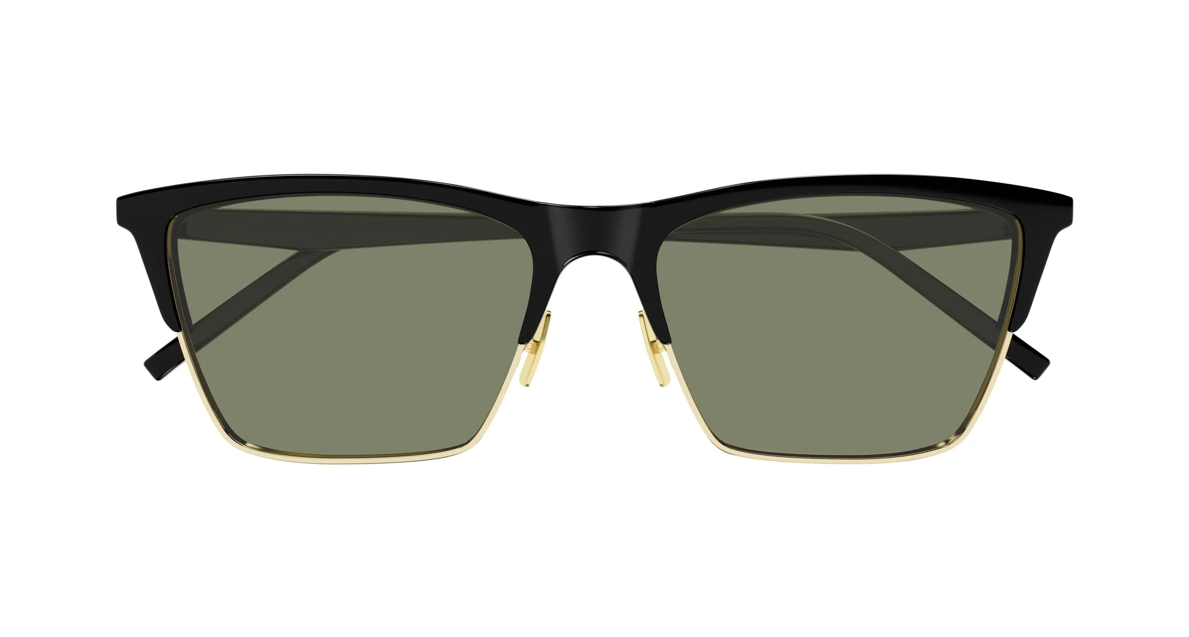 SAINT LAURENT SL 767 001 Occhiali da sole Bio-iniettato Nero Verde Cat Eye - immagine 2