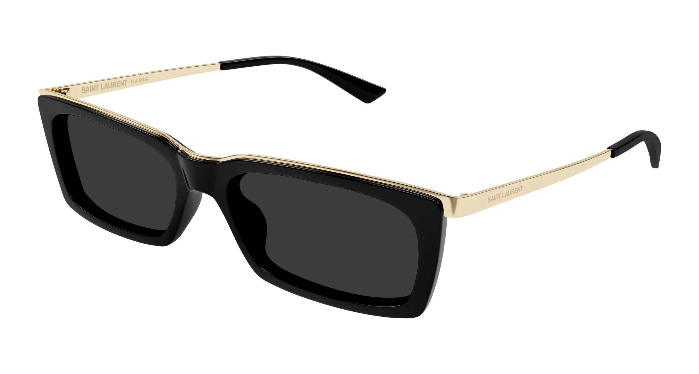 SAINT LAURENT SL 766 001 Occhiali da sole Acetato Nero Nero Squadrata - immagine 1