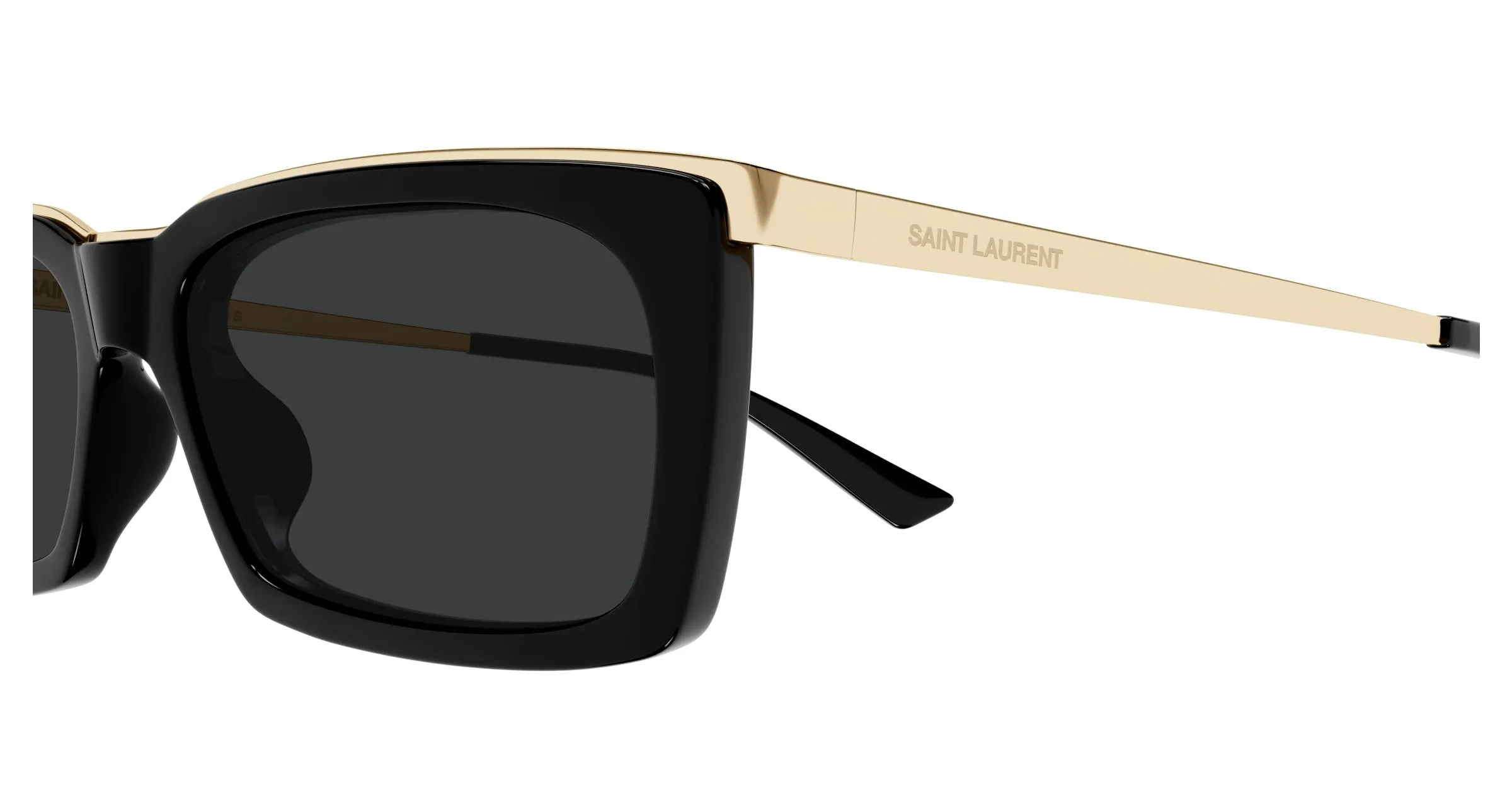 SAINT LAURENT SL 766 001 Occhiali da sole Acetato Nero Nero Squadrata - immagine 3