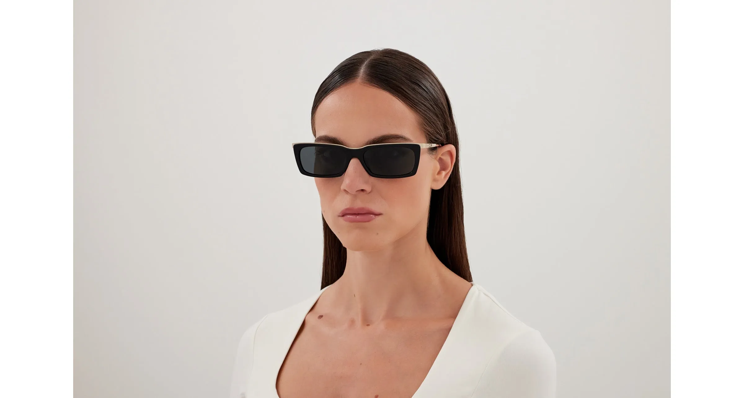 SAINT LAURENT SL 766 001 Occhiali da sole Acetato Nero Nero Squadrata - immagine 4