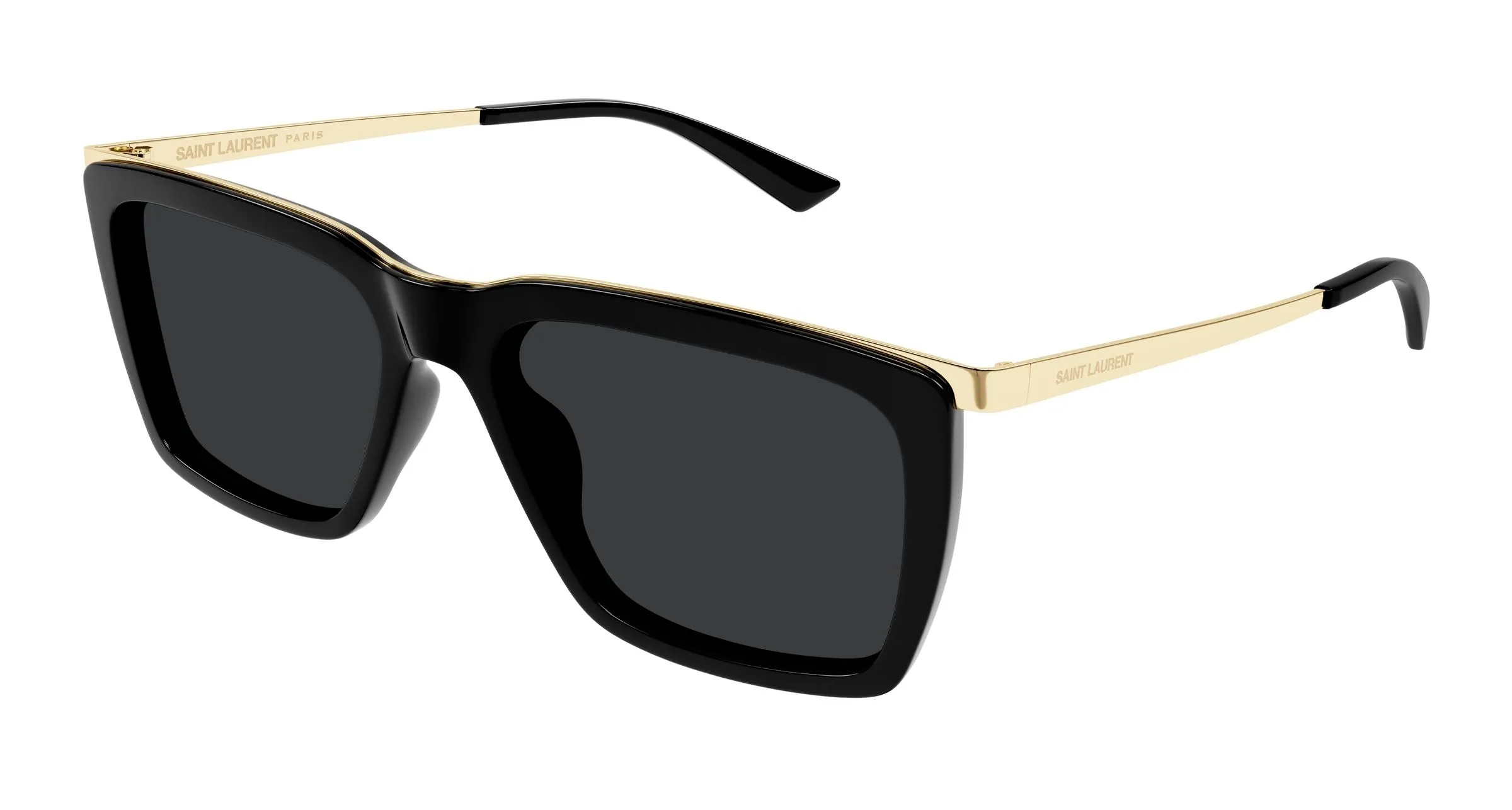 SAINT LAURENT SL 765 001 Occhiali da sole Acetato Nero Nero Squadrata - immagine 1