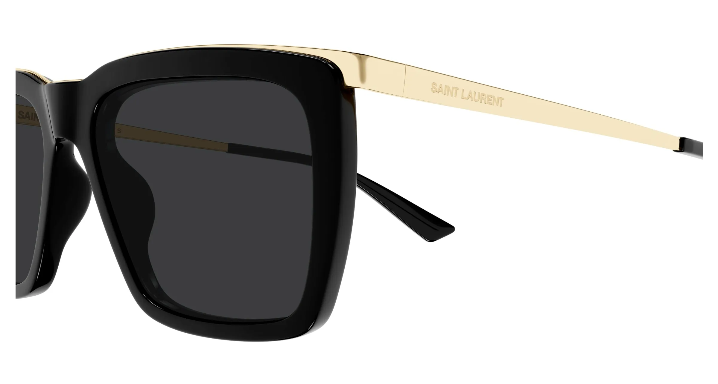 SAINT LAURENT SL 765 001 Occhiali da sole Acetato Nero Nero Squadrata - immagine 3