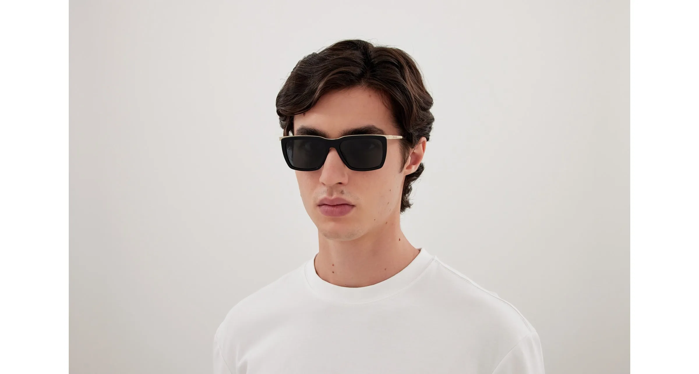 SAINT LAURENT SL 765 001 Occhiali da sole Acetato Nero Nero Squadrata - immagine 4