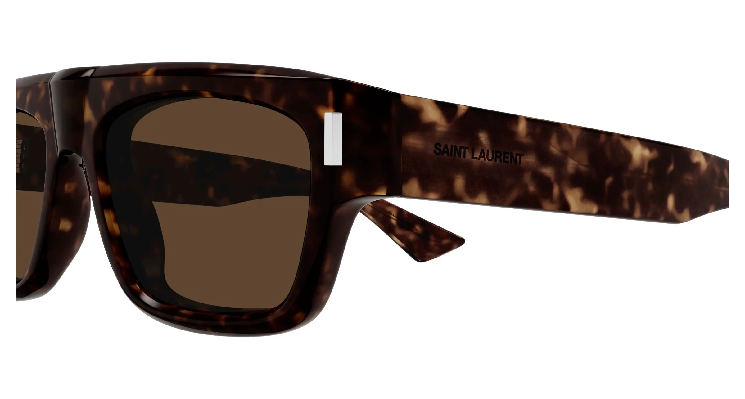 SAINT LAURENT SL 762 002 Occhiali da sole Acetato Havana Marrone Squadrata - immagine 3