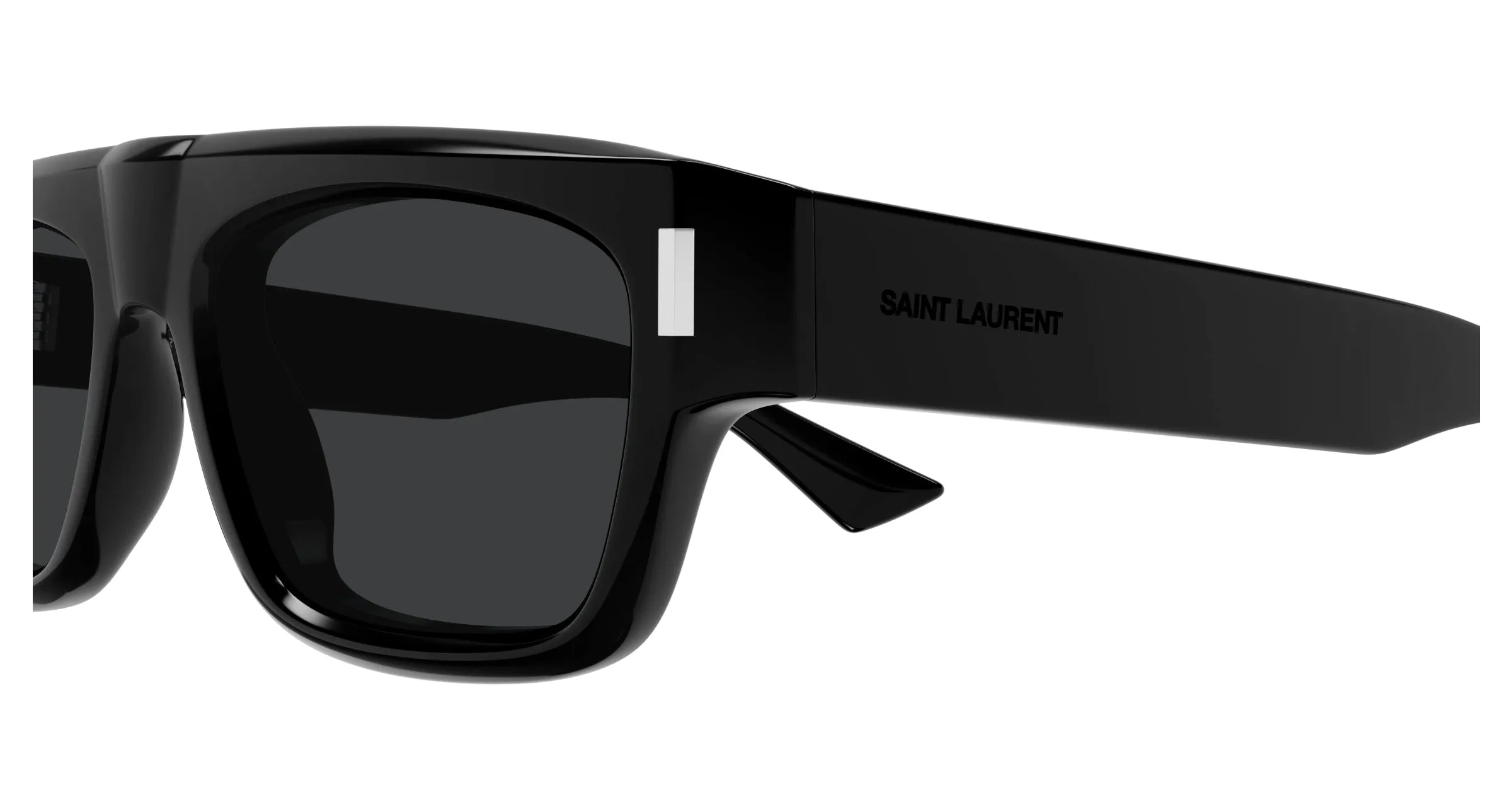 SAINT LAURENT SL 762 001 Occhiali da sole Acetato Nero Nero Squadrata - immagine 3