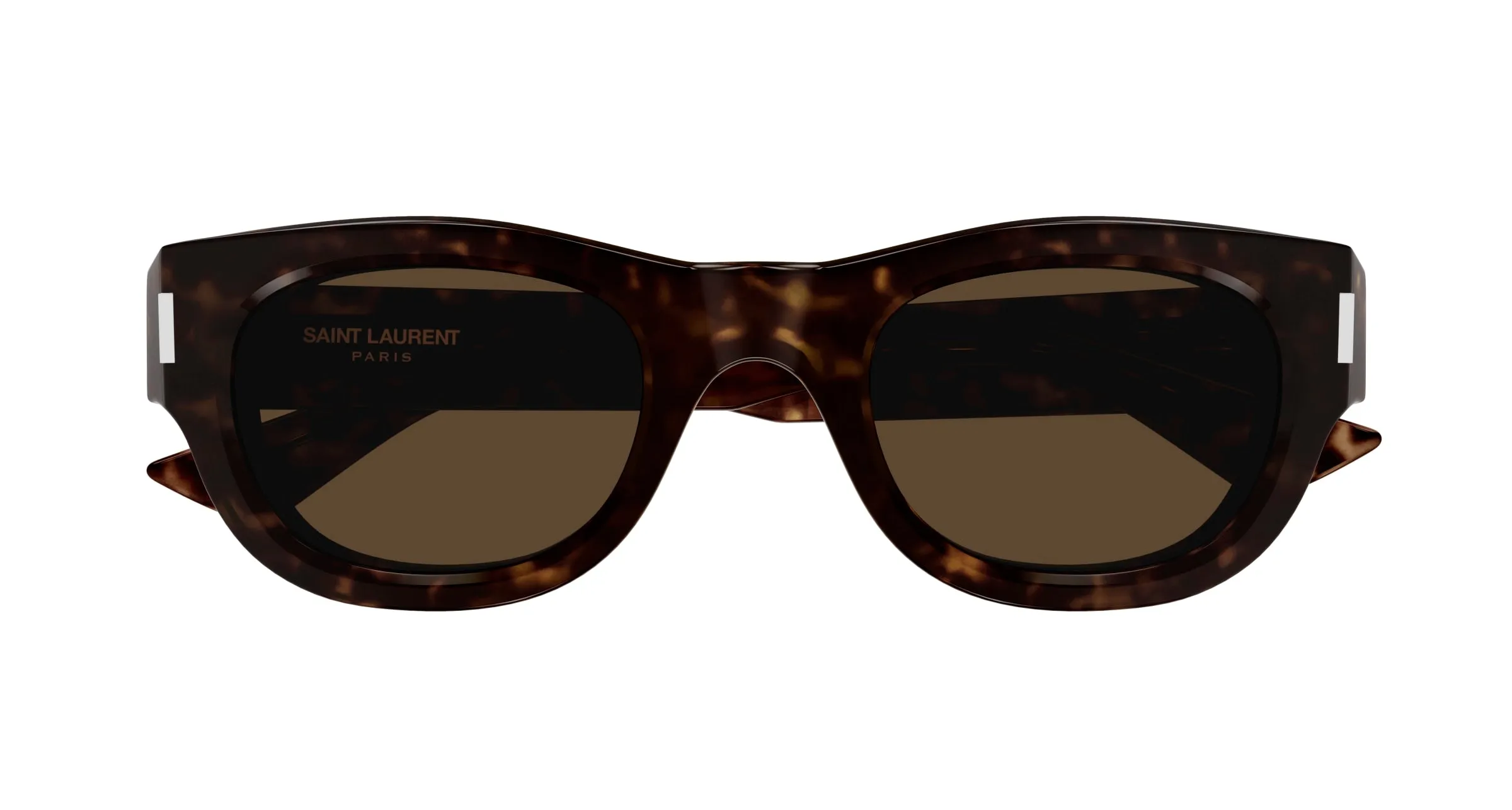 SAINT LAURENT SL 761 002 Occhiali da sole Acetato Havana Marrone Rotonda - immagine 2