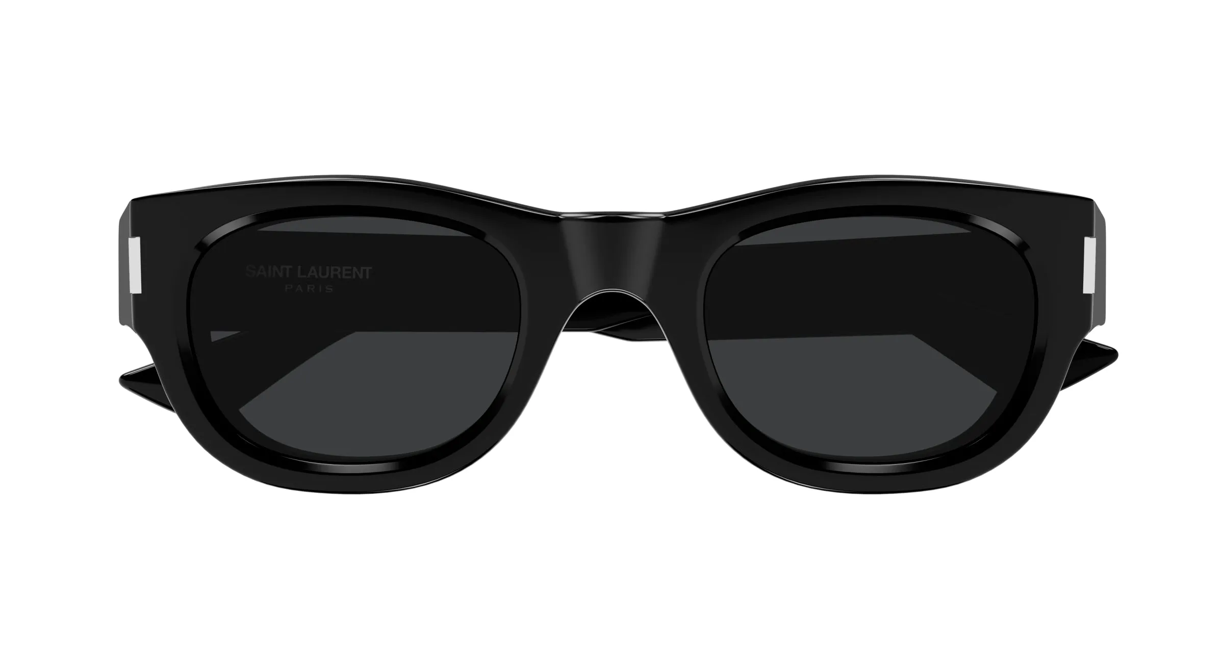 SAINT LAURENT SL 761 001 Occhiali da sole Acetato Nero Nero Rotonda - immagine 2