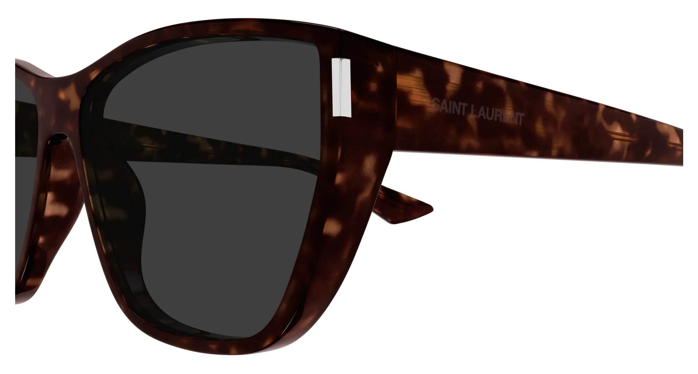 SAINT LAURENT SL 758 002 Occhiali da sole Bio-iniettato Havana Grigio Cat Eye - immagine 3