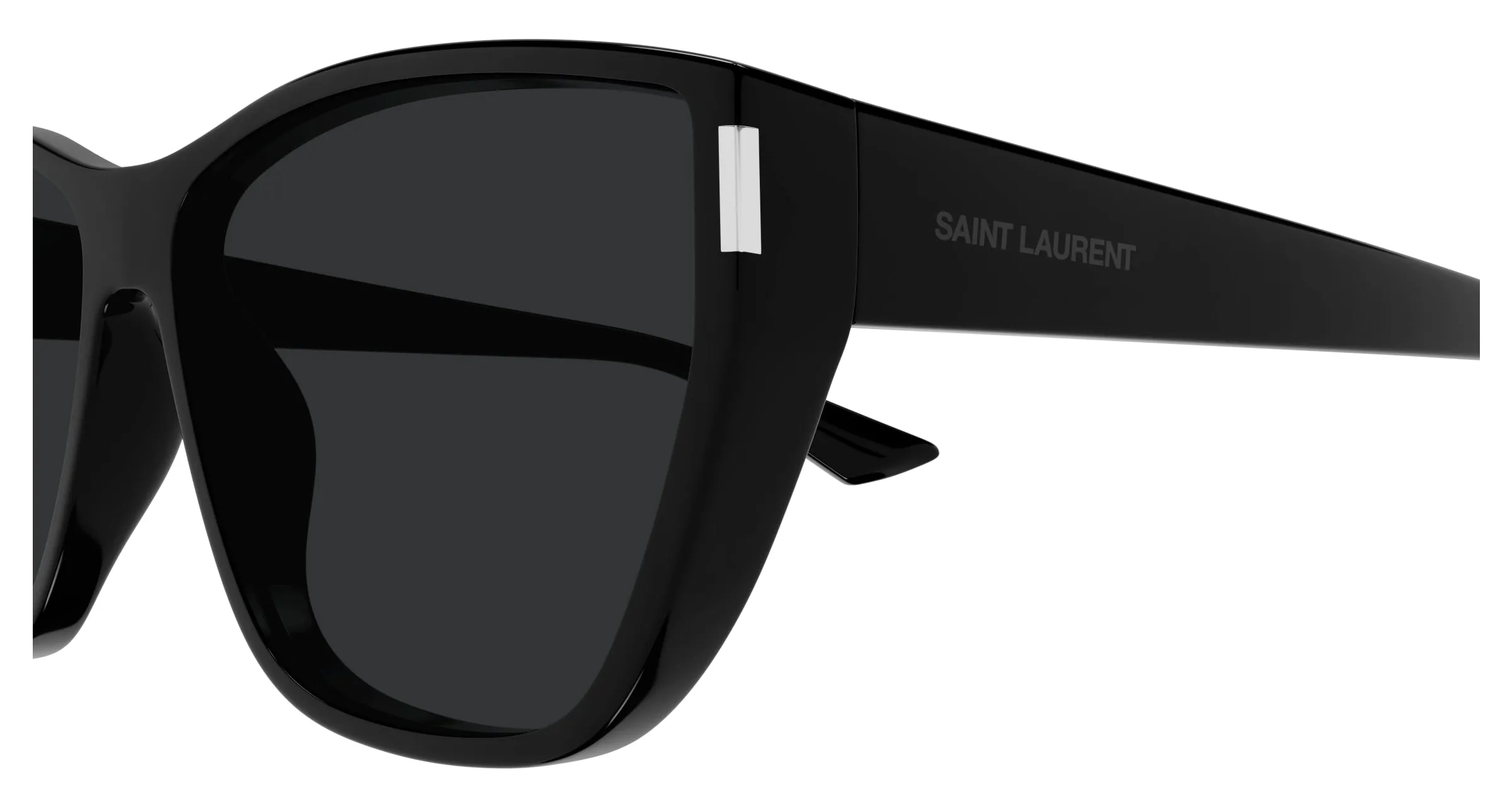 SAINT LAURENT SL 758 001 Occhiali da sole Bio-iniettato Nero Nero Cat Eye - immagine 3