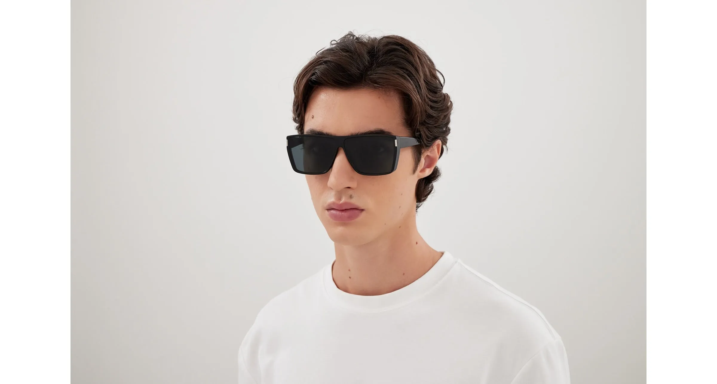SAINT LAURENT SL 756 001 Occhiali da sole Bio-iniettato Nero Nero Squadrata - immagine 4