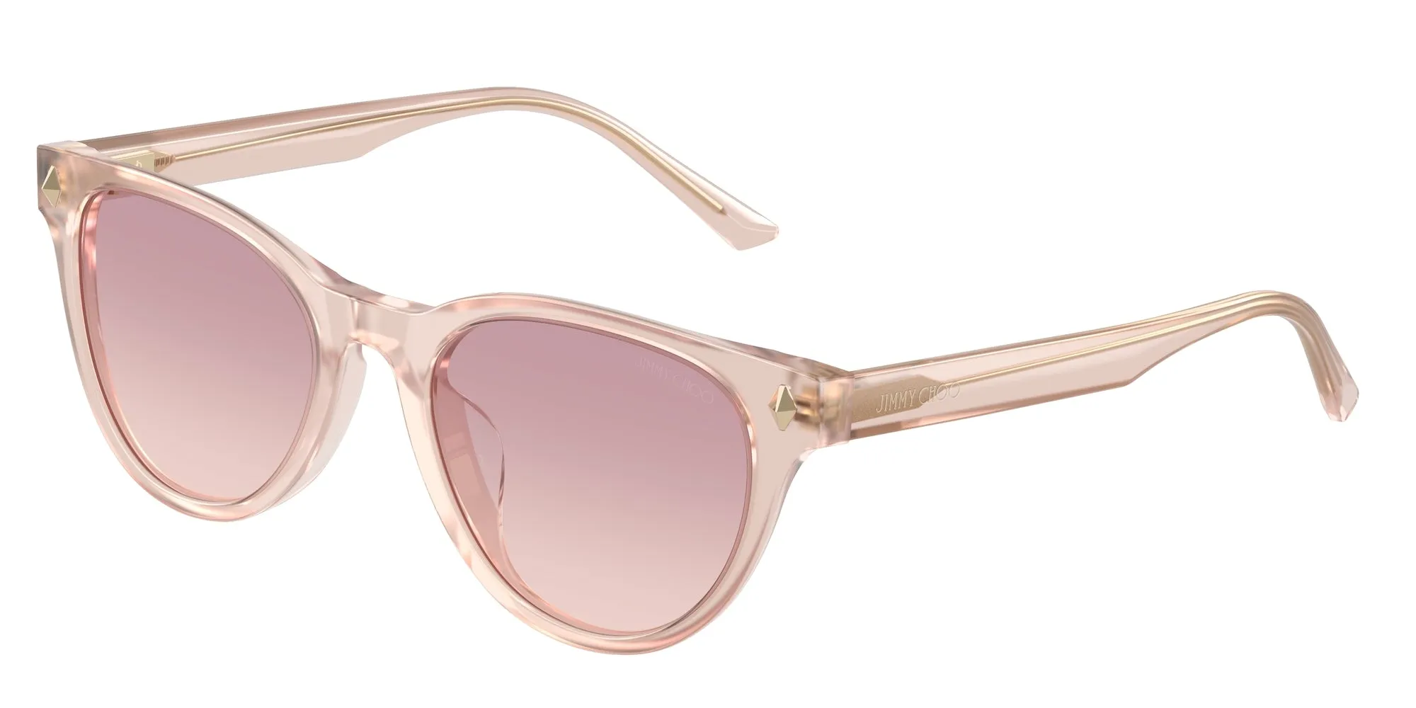 Jimmy Choo JC5043D 505268 Occhiali da sole Acetato Rosa Viola Pantos Normale Sfumato - immagine 1