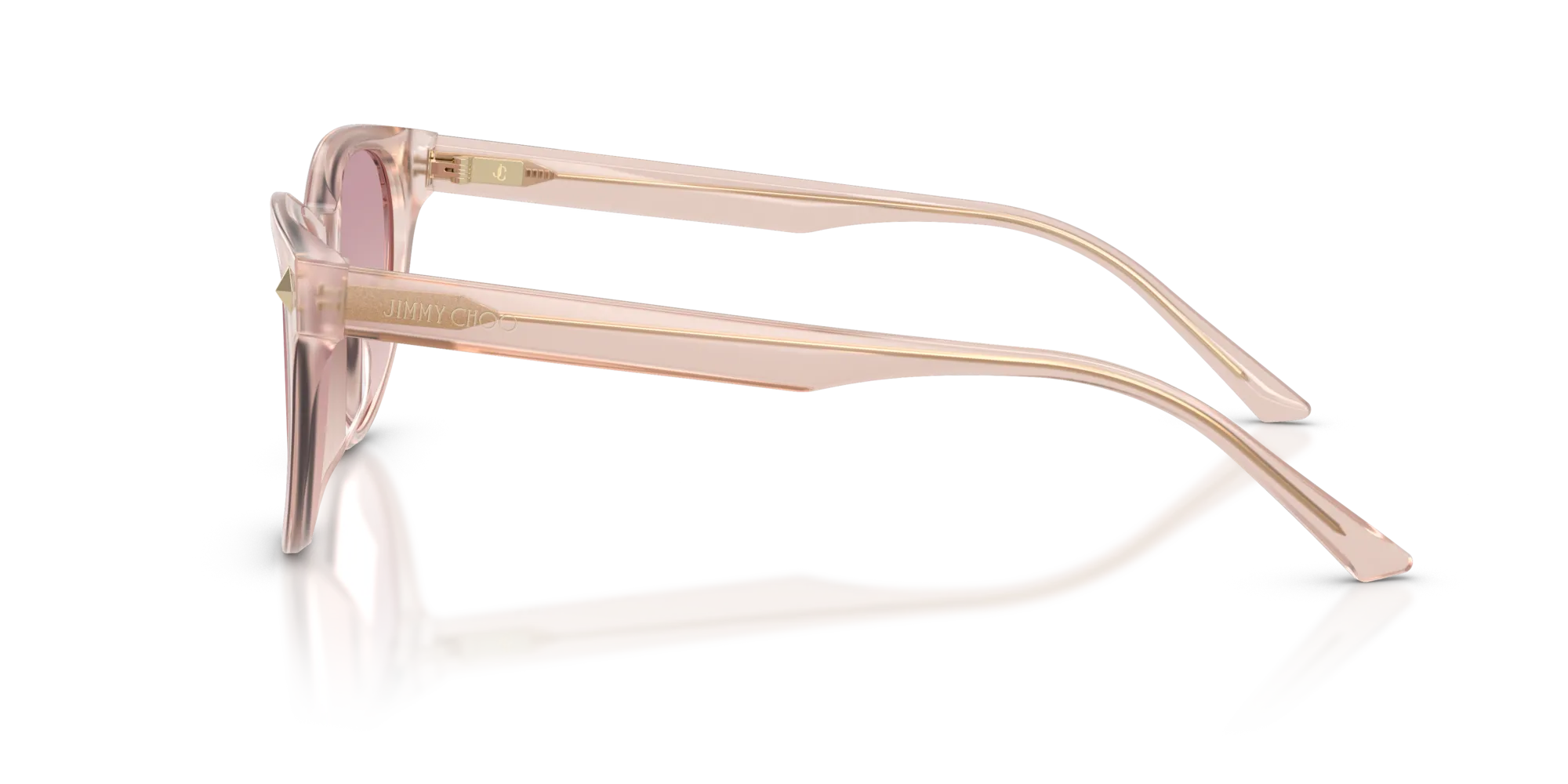Jimmy Choo JC5043D 505268 Occhiali da sole Acetato Rosa Viola Pantos Normale Sfumato - immagine 4