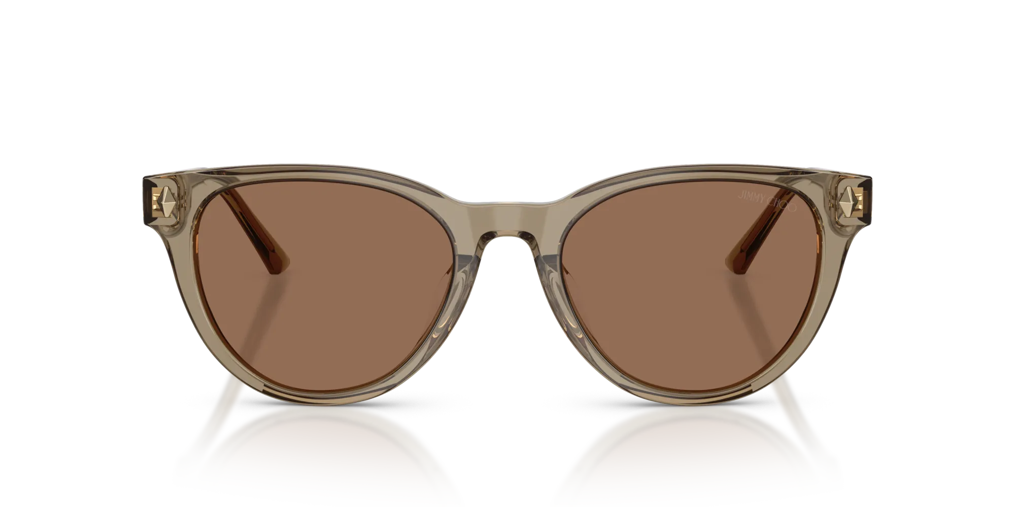 Jimmy Choo JC5043D 505173 Occhiali da sole Acetato Marrone Marrone Pantos Normale - immagine 3