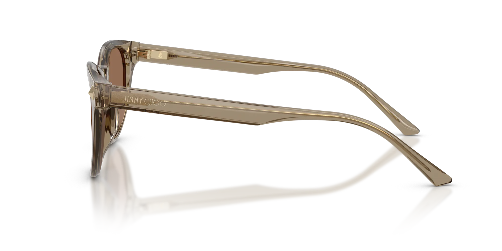 Jimmy Choo JC5043D 505173 Occhiali da sole Acetato Marrone Marrone Pantos Normale - immagine 4