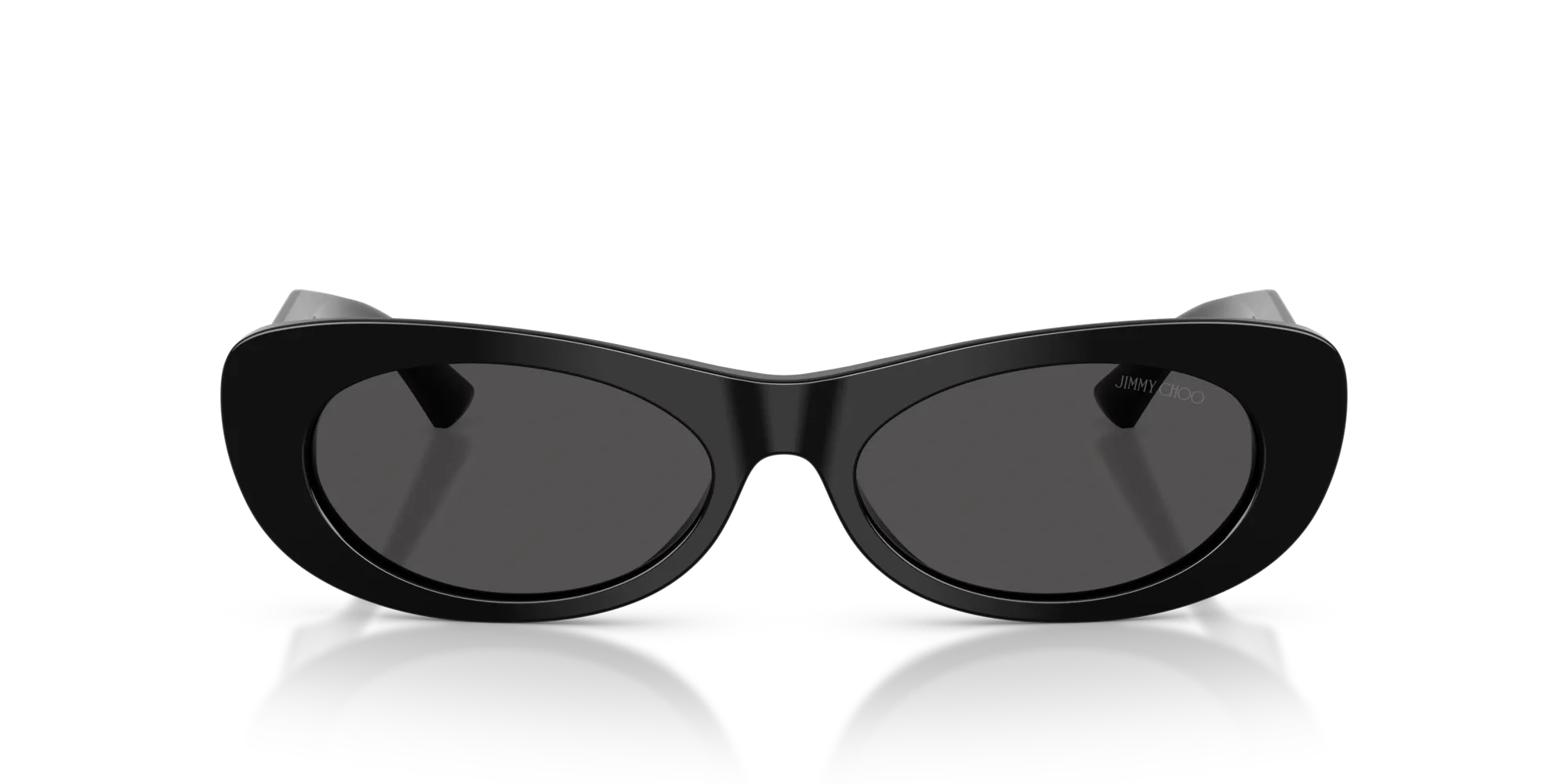 Jimmy Choo JC5038BU 500087 Occhiali da sole Acetato Nero Grigio Rotonda Normale - immagine 3