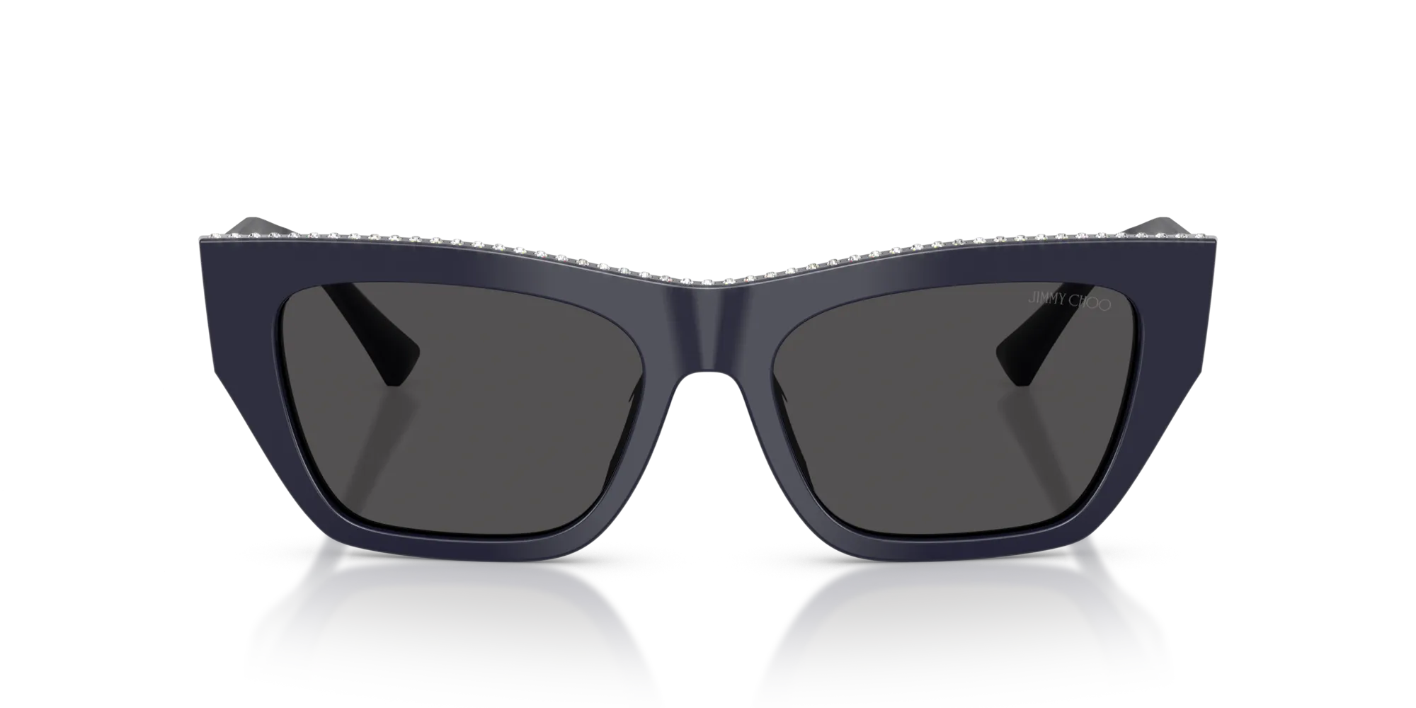 Jimmy Choo JC5035B 501687 Occhiali da sole Acetato Blu Grigio Cat Eye Normale - immagine 3