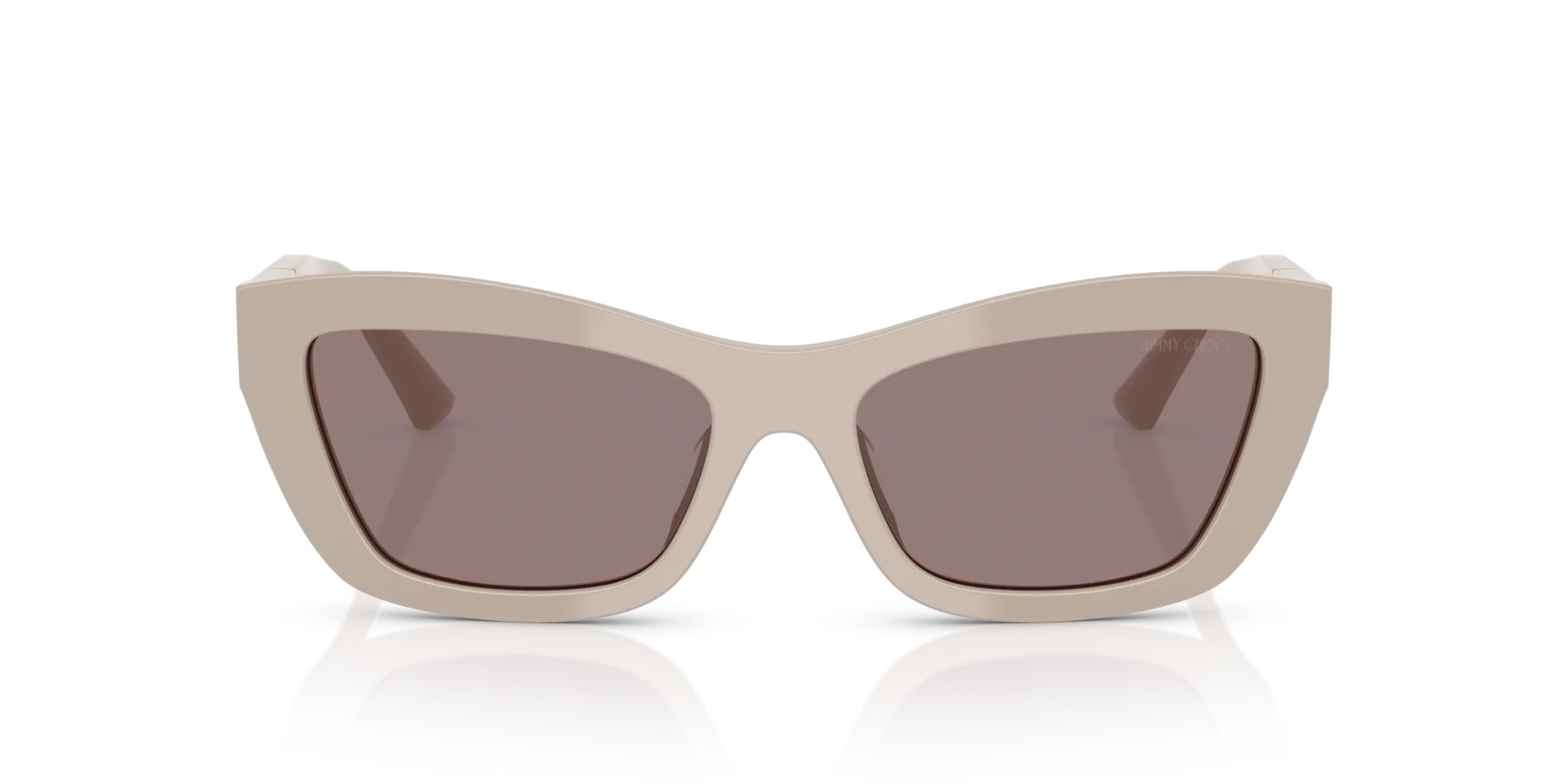 Jimmy Choo JC5030U 50337N Occhiali da sole Acetato Grigio Marrone Cat Eye Normale - immagine 3
