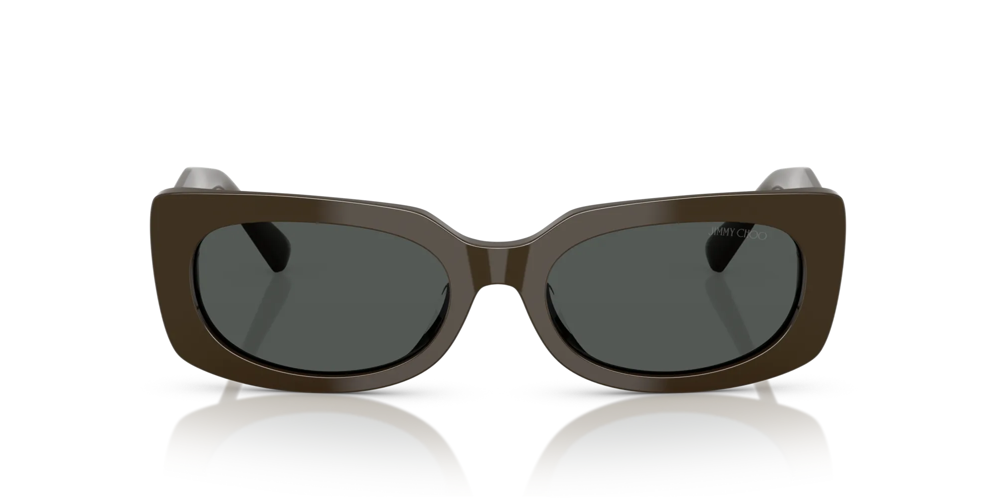 Jimmy Choo JC5029U 506087 Occhiali da sole Acetato Verde Grigio Pillow Normale - immagine 3