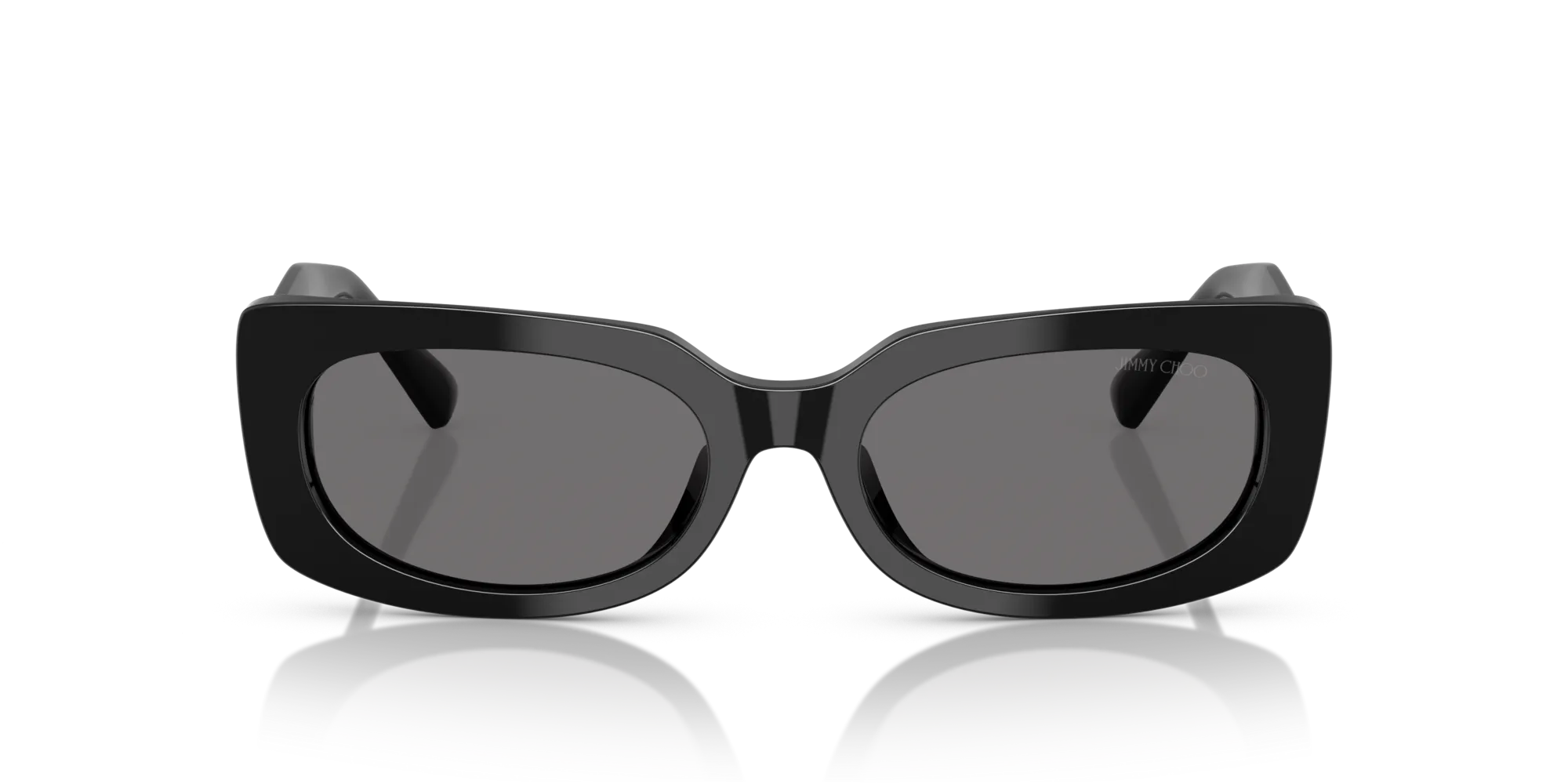 Jimmy Choo JC5029U 501781 Occhiali da sole Acetato Nero Grigio Pillow Polarizzata - immagine 3