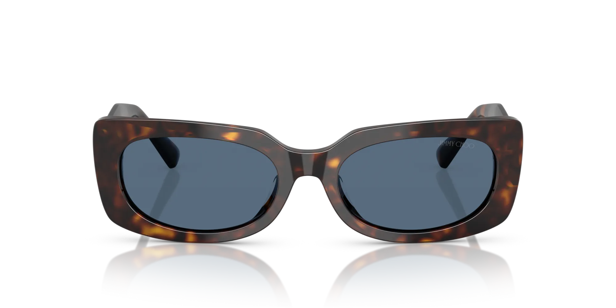 Jimmy Choo JC5029U 500280 Occhiali da sole Acetato Tartaruga Blu Pillow Normale - immagine 3