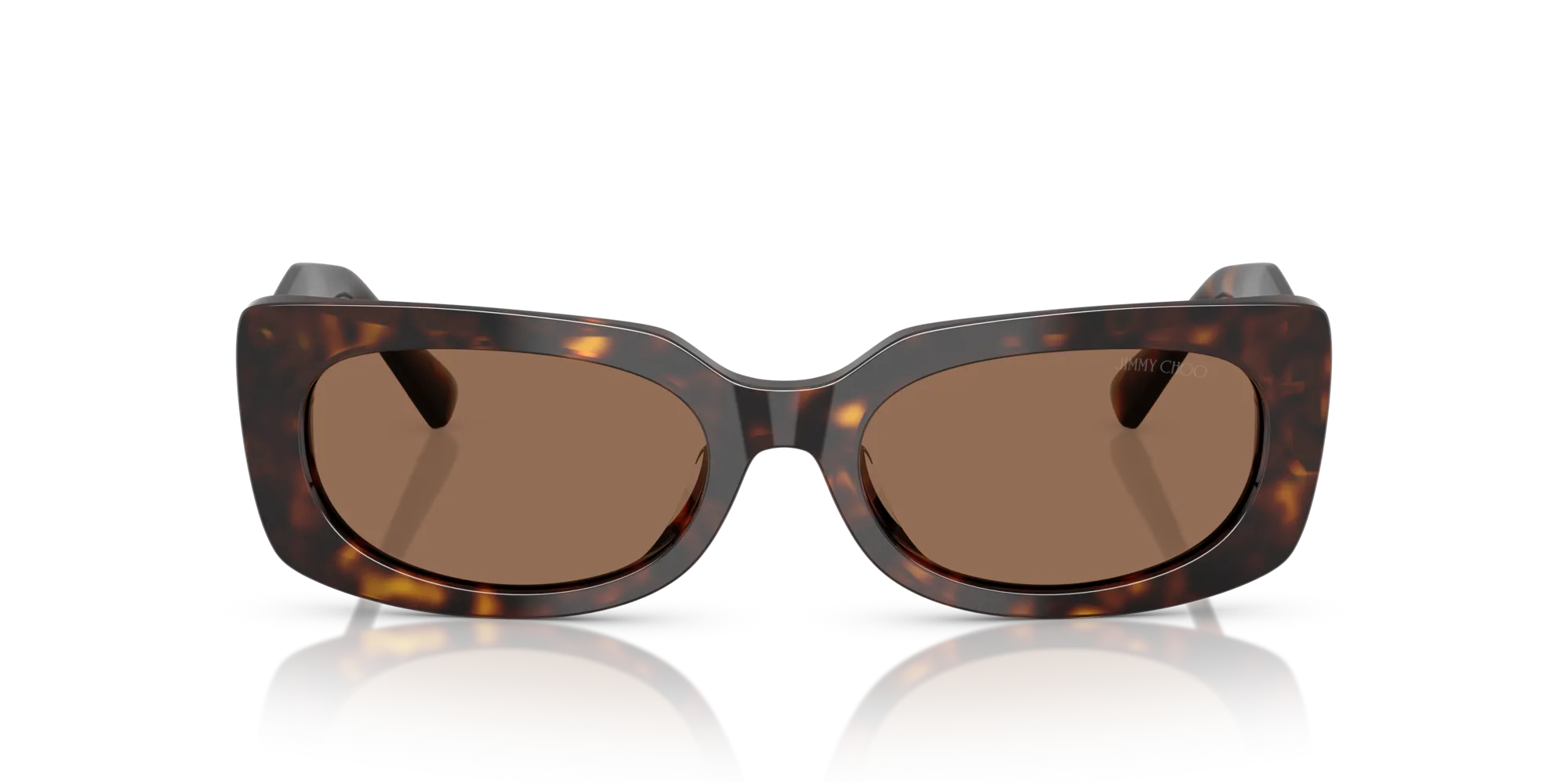 Jimmy Choo JC5029U 500273 Occhiali da sole Acetato Tartaruga Marrone Pillow Normale - immagine 3