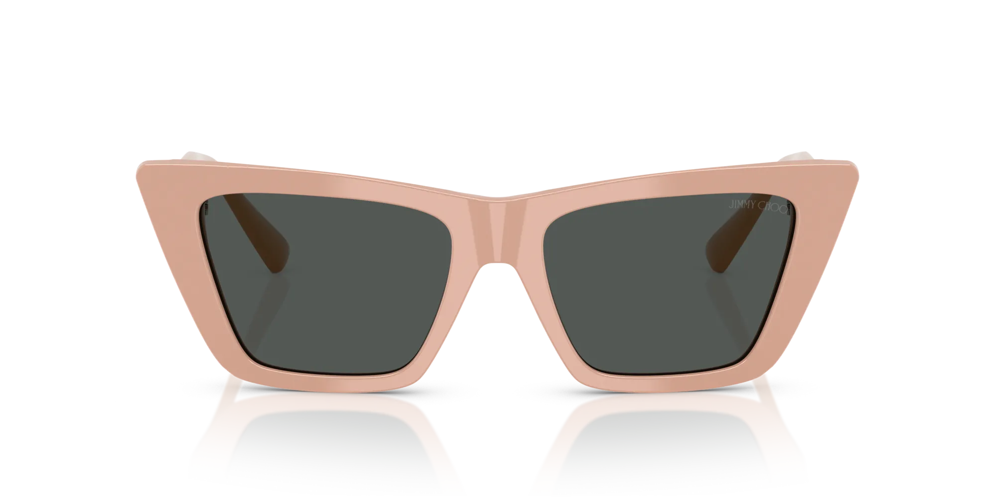 Jimmy Choo JC5028 501987 Occhiali da sole Acetato Rosa Grigio Cat Eye Normale - immagine 3
