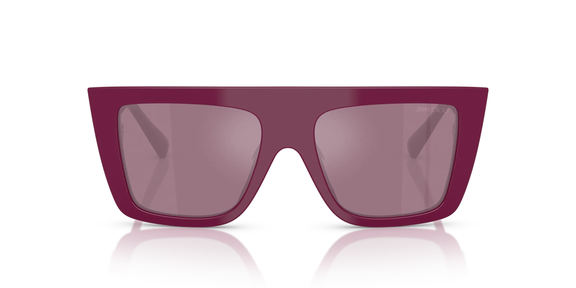 Jimmy Choo JC5026U 5061AK Occhiali da sole Acetato Viola Viola Squadrata Normale - immagine 3