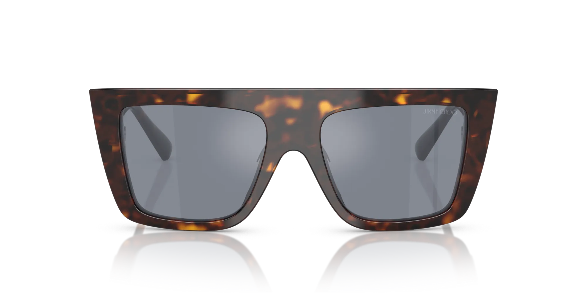 Jimmy Choo JC5026U 50021U Occhiali da sole Acetato Tartaruga Azzurro Squadrata Normale - immagine 3