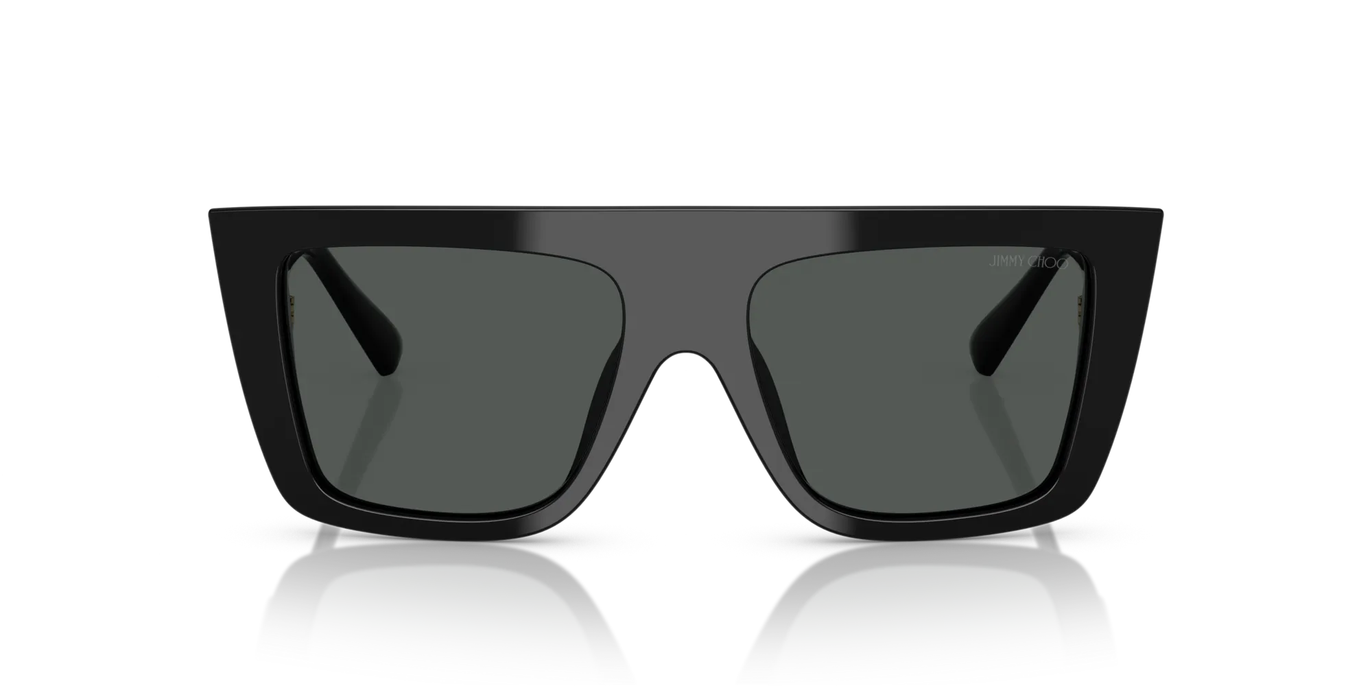 Jimmy Choo JC5026U 500087 Occhiali da sole Acetato Nero Grigio Squadrata Normale - immagine 3